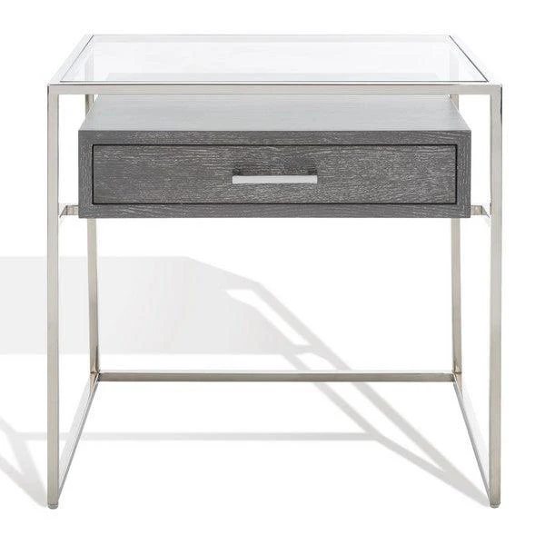 CAELAN GLASS SIDE TABLE - Frankwebs