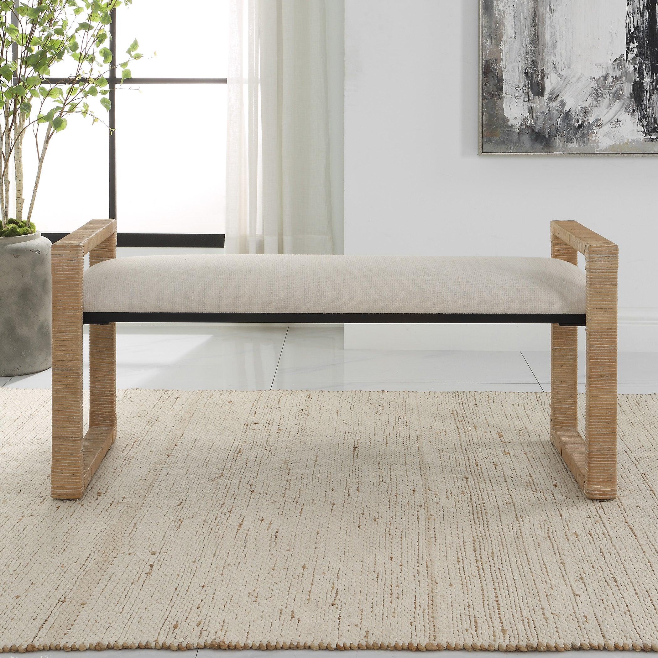 Areca Coastal Rattan Bench - Frankwebs