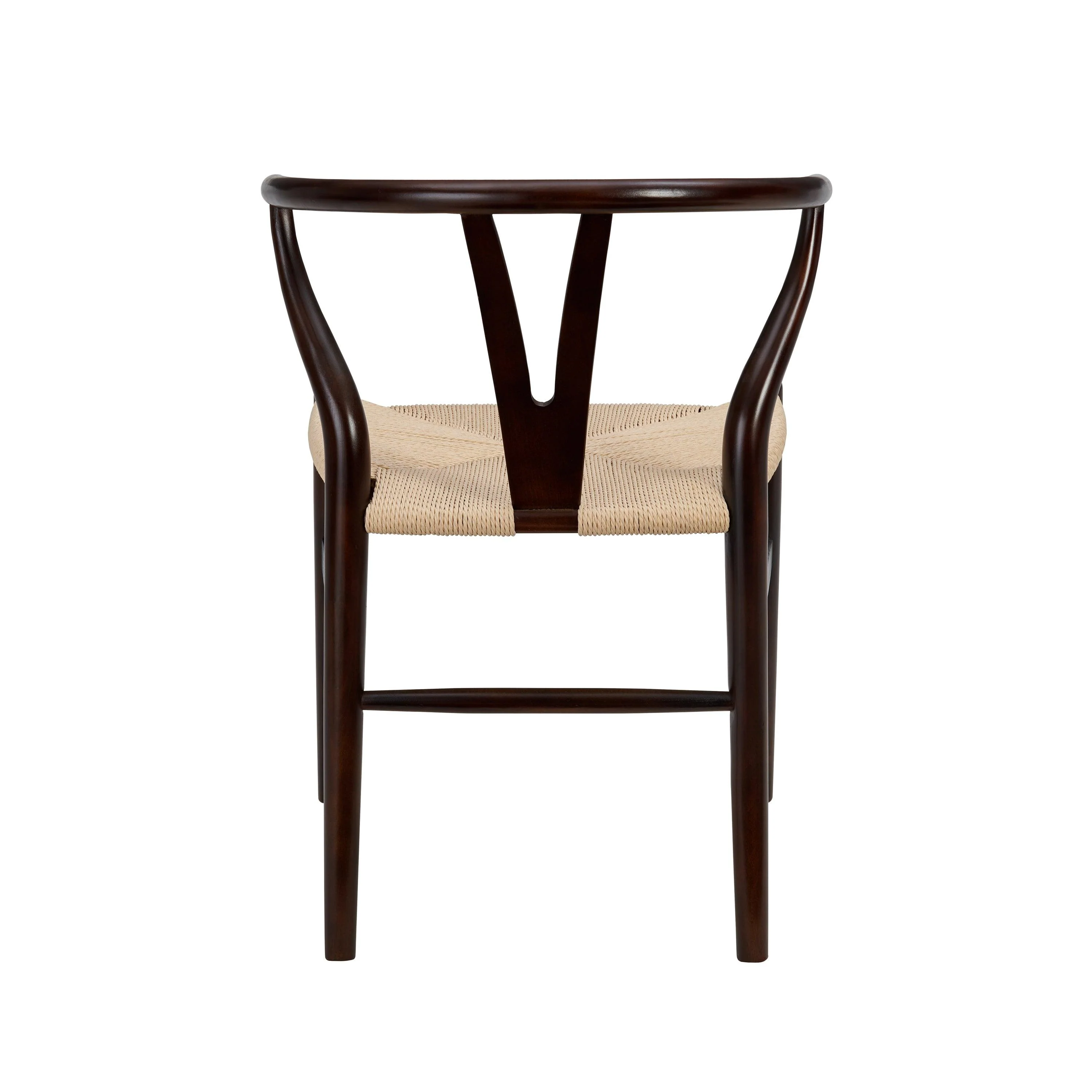 Evelina Side Chair with Stained Framed and Rush Seat - Set of 2 - Frankwebs