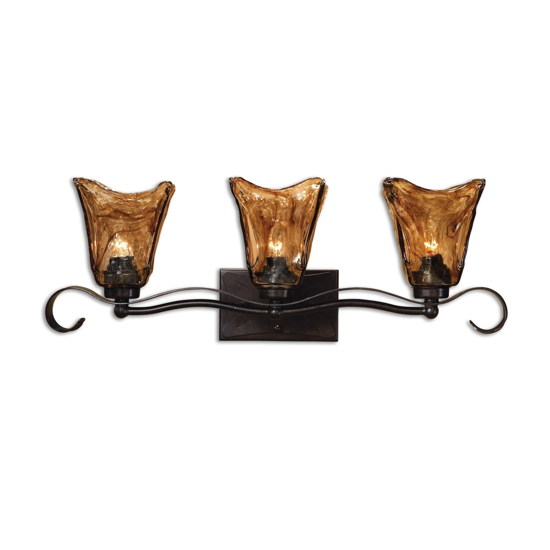 VETRAIO 3 LIGHT BRONZE VANITY STRIP - Frankwebs