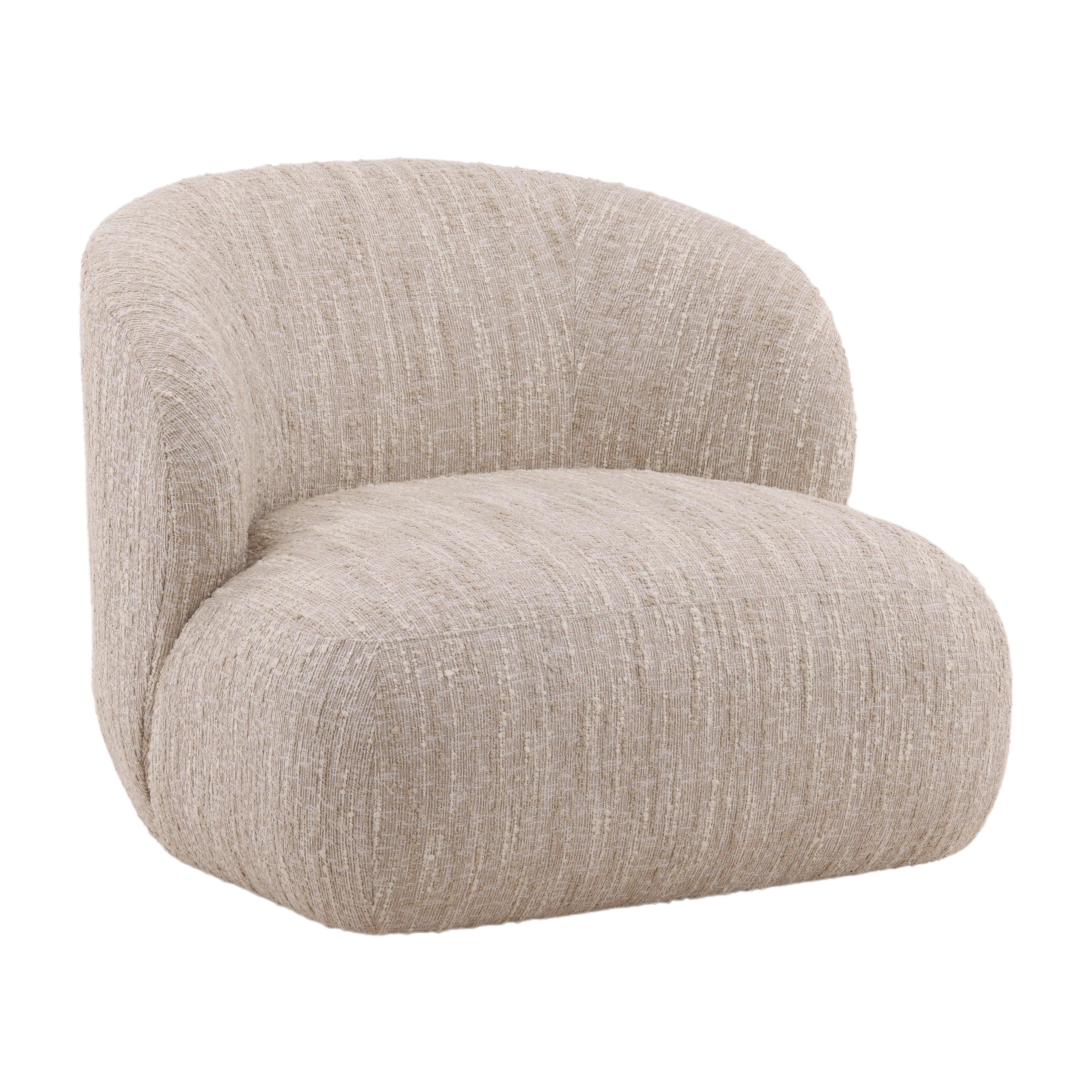 Romina Swivel Chair Beige - Frankwebs