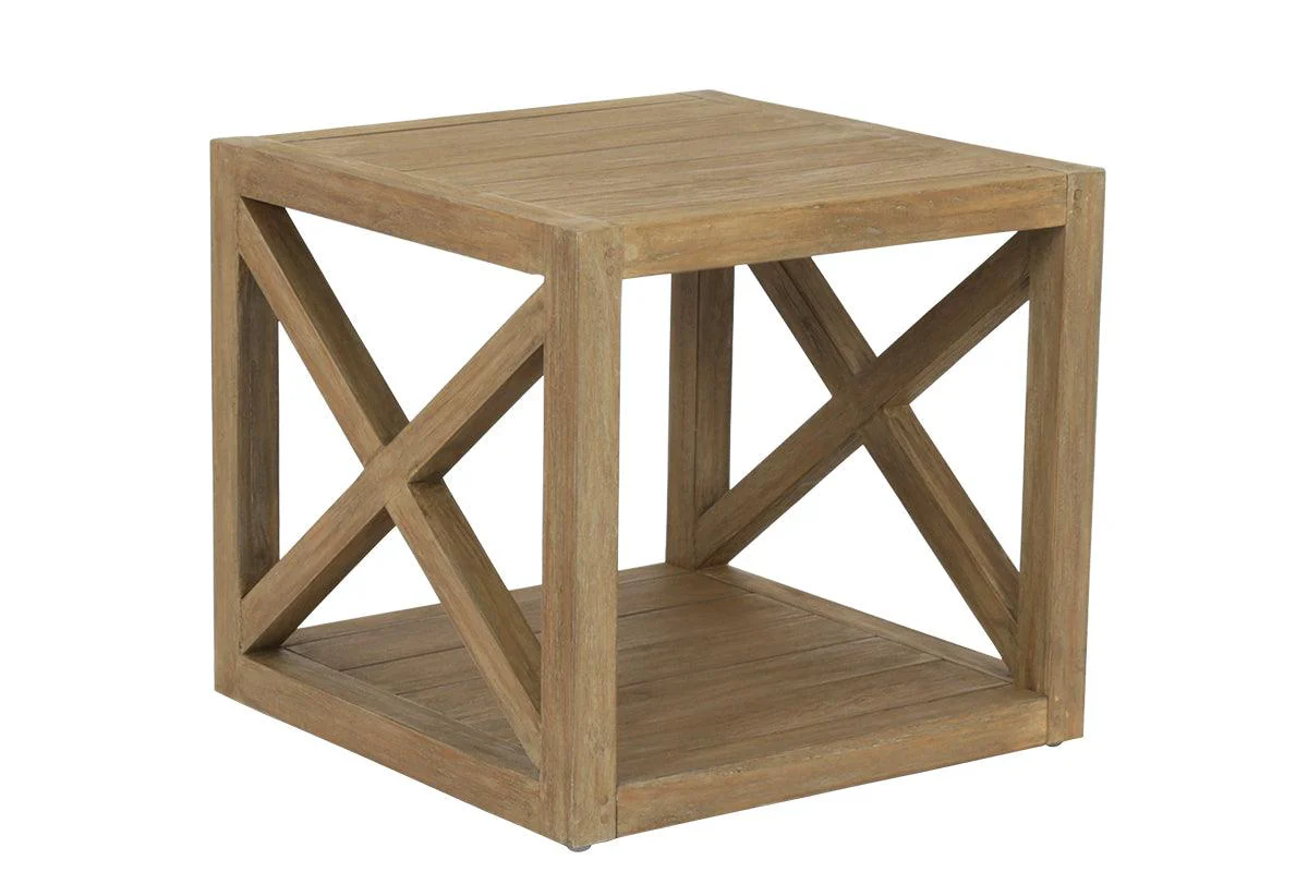 Coastal Teak X End Table - Frankwebs