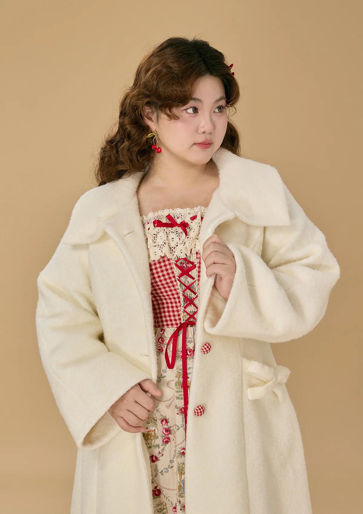 Curve & Plus Strawberry Senior Alumnael Coat - Frankwebs