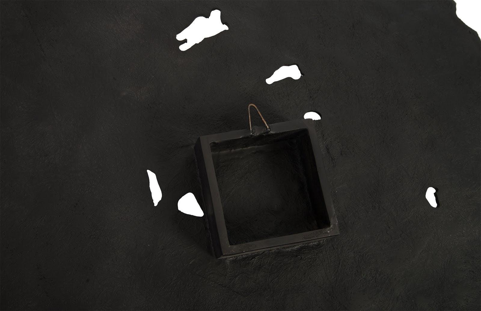 Molten Wall Disc, Medium, Silver Leaf - Frankwebs