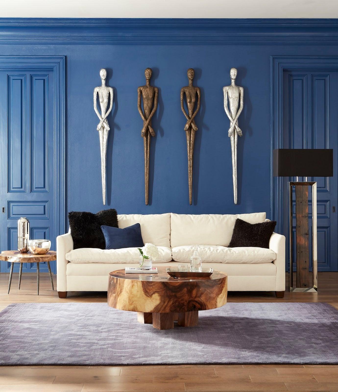 Lloyd Wall Sculpture, Resin, Bronze Finish - Frankwebs