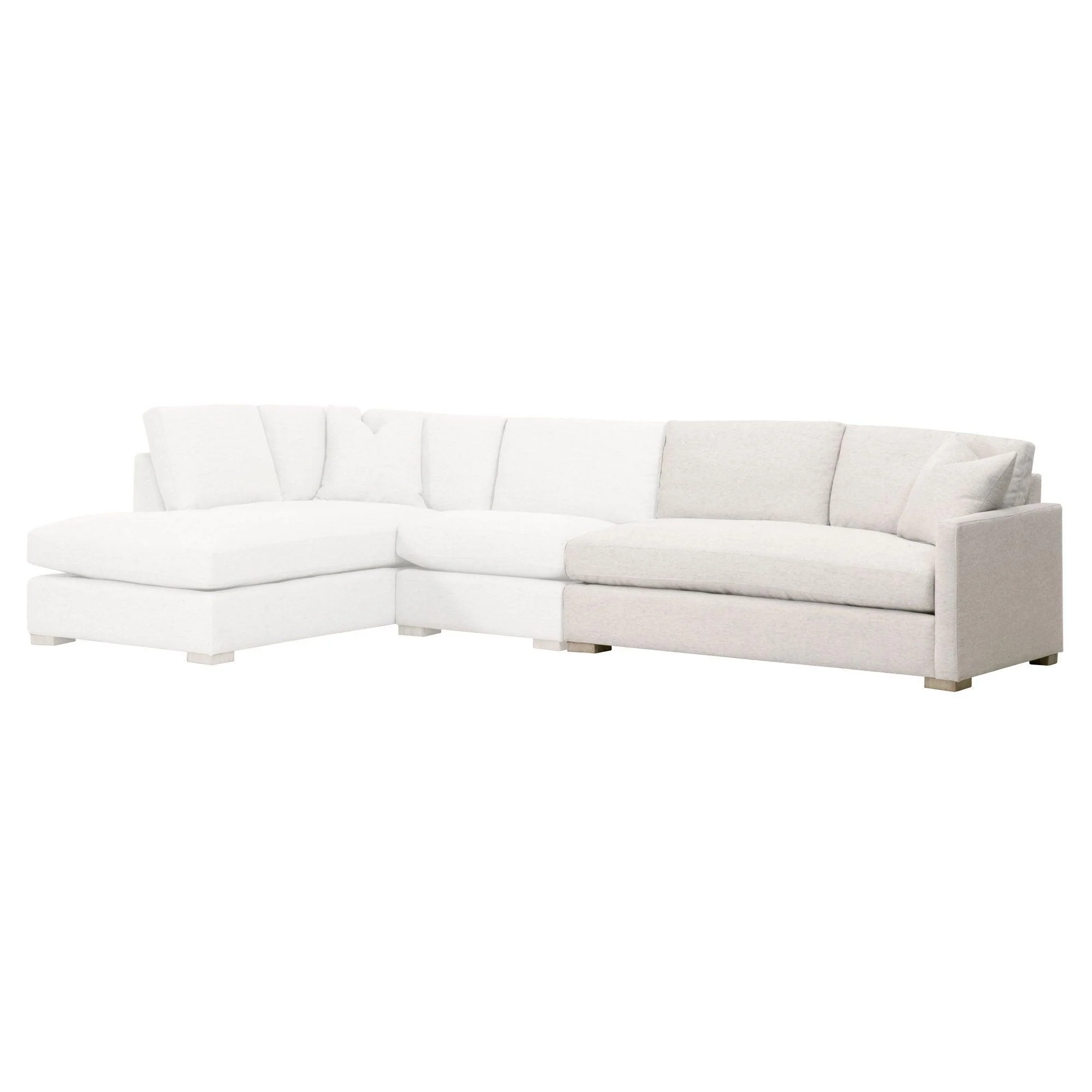Clara Modular 2-Seat Right Slim Arm Sofa - Frankwebs