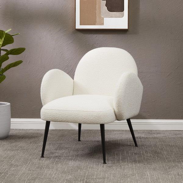 CRYSTALYN BOUCLE ACCENT CHAIR - Frankwebs