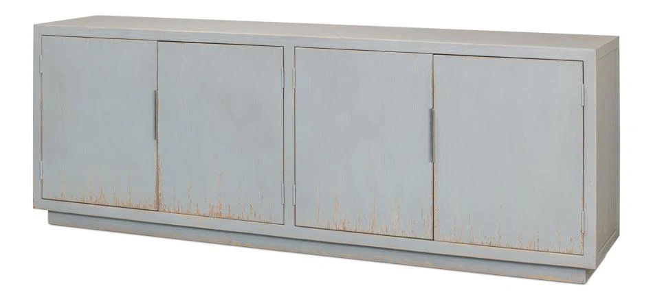 Maldives 4 Door Sideboard - Eros Blue - Frankwebs