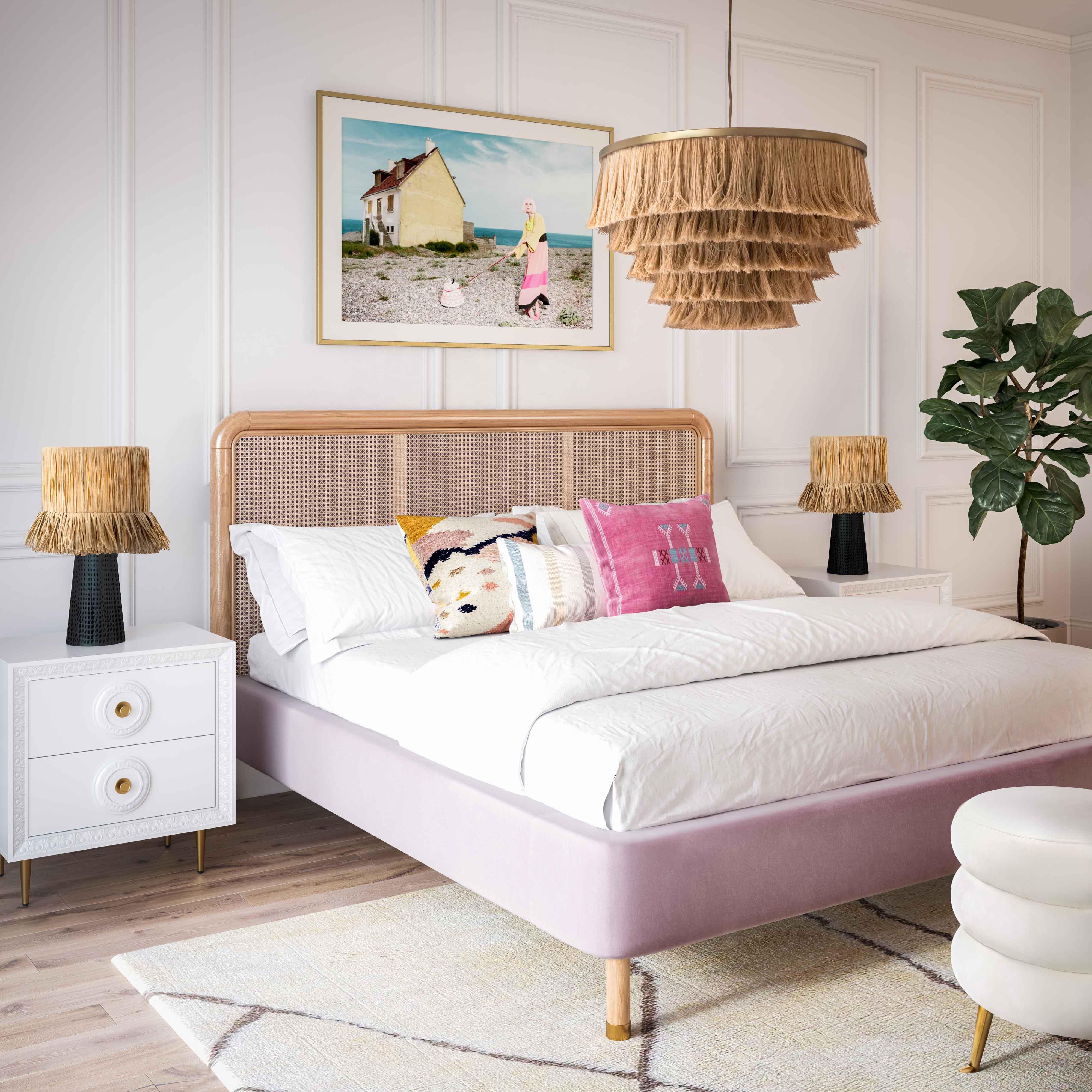 Sarai Natural Fringe Pendant - Frankwebs