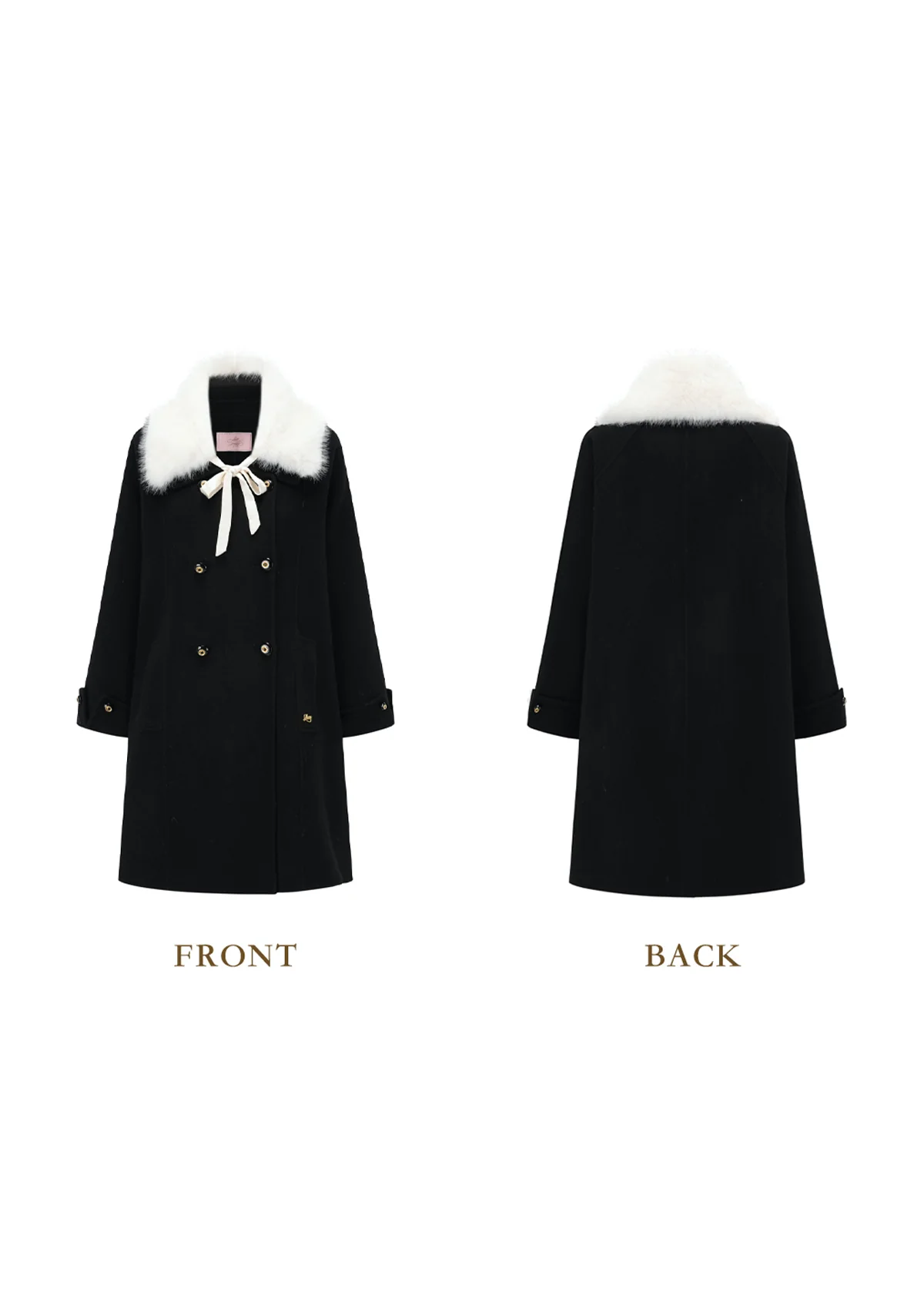 Princess Spade Double-faced Overcoat - Frankwebs