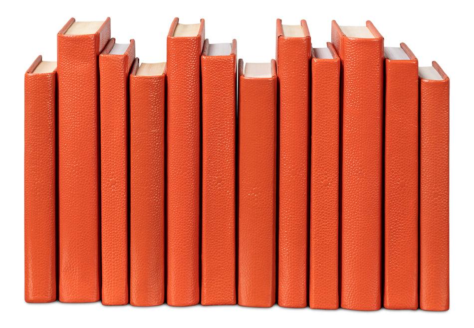 Shagreen Books - Set Of 12 - Orangeade - Frankwebs