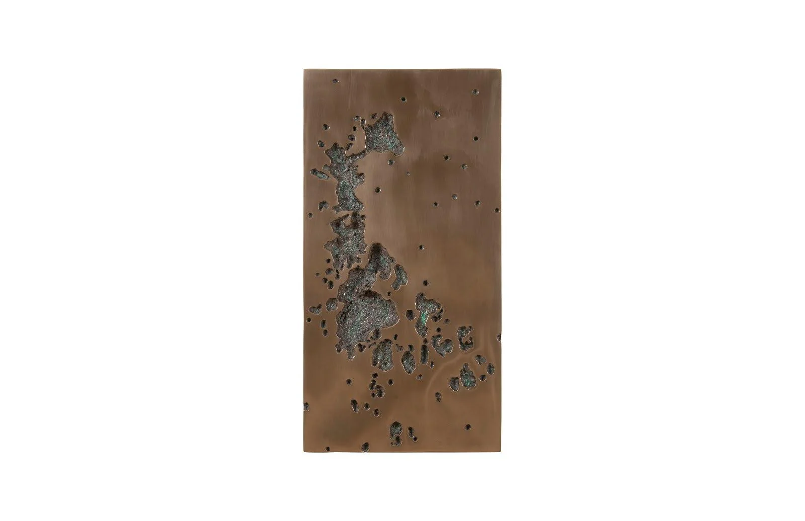 Splotch Wall Art 1, Rectangle, Bronze Finish - Frankwebs