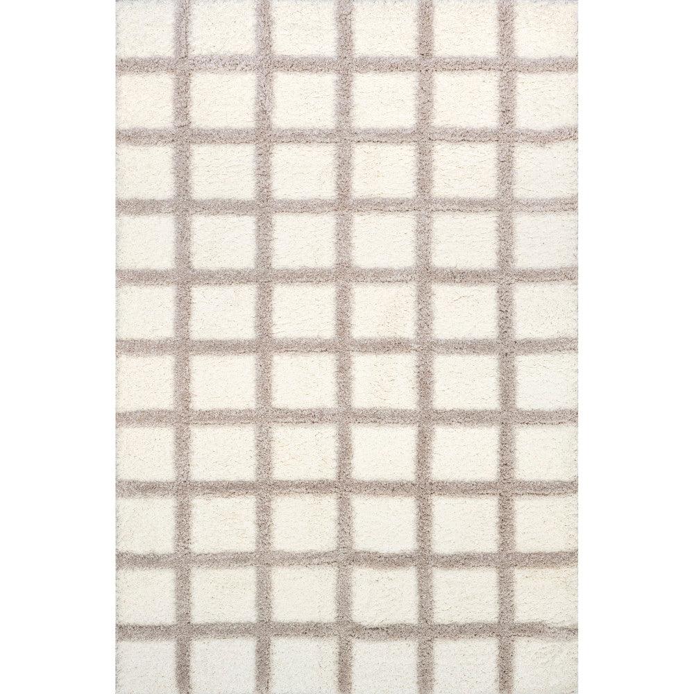 Christabel Checkered High-Low Shag Area Rug - Frankwebs