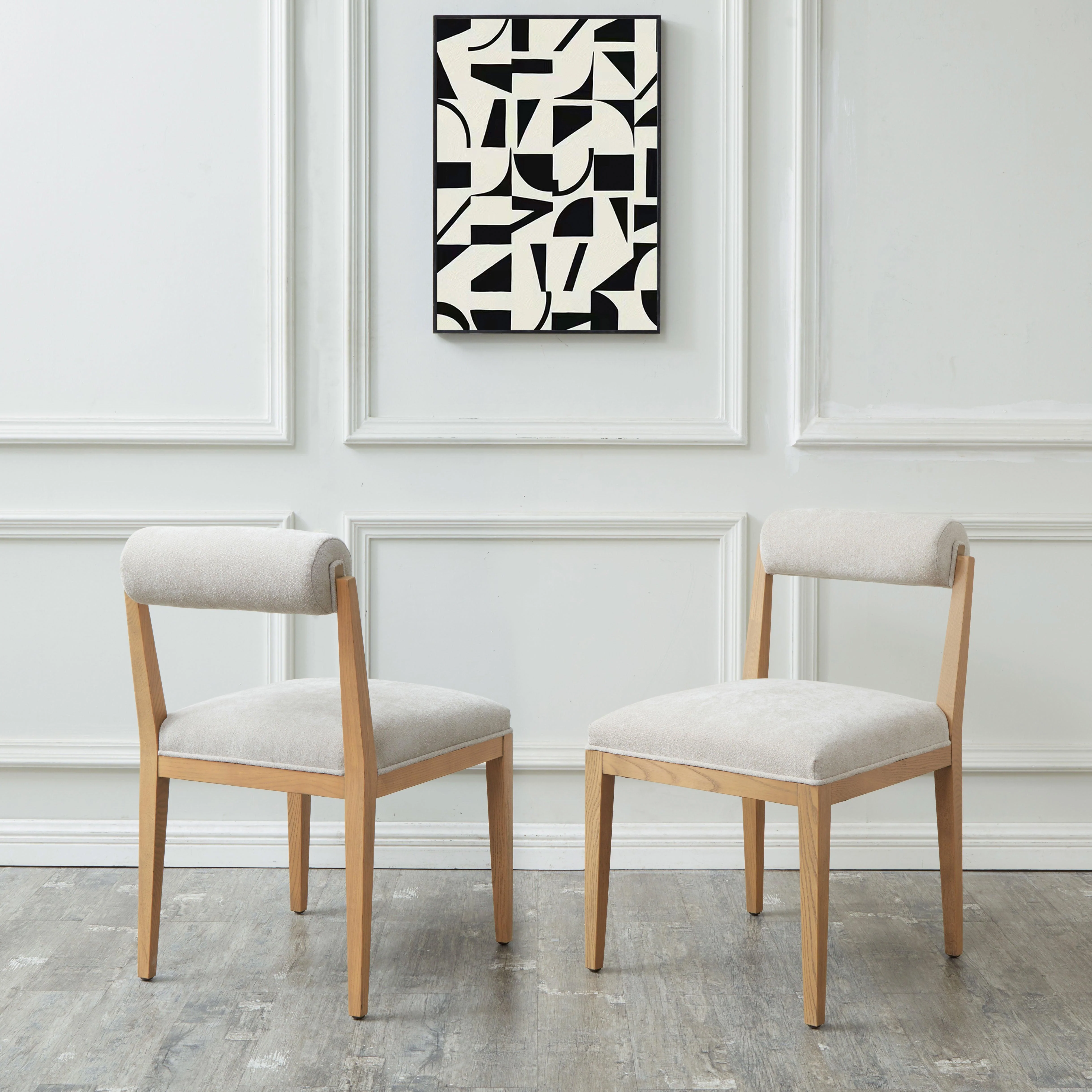 OAKLIE ROLLED BACK DINING CHAIR - Frankwebs