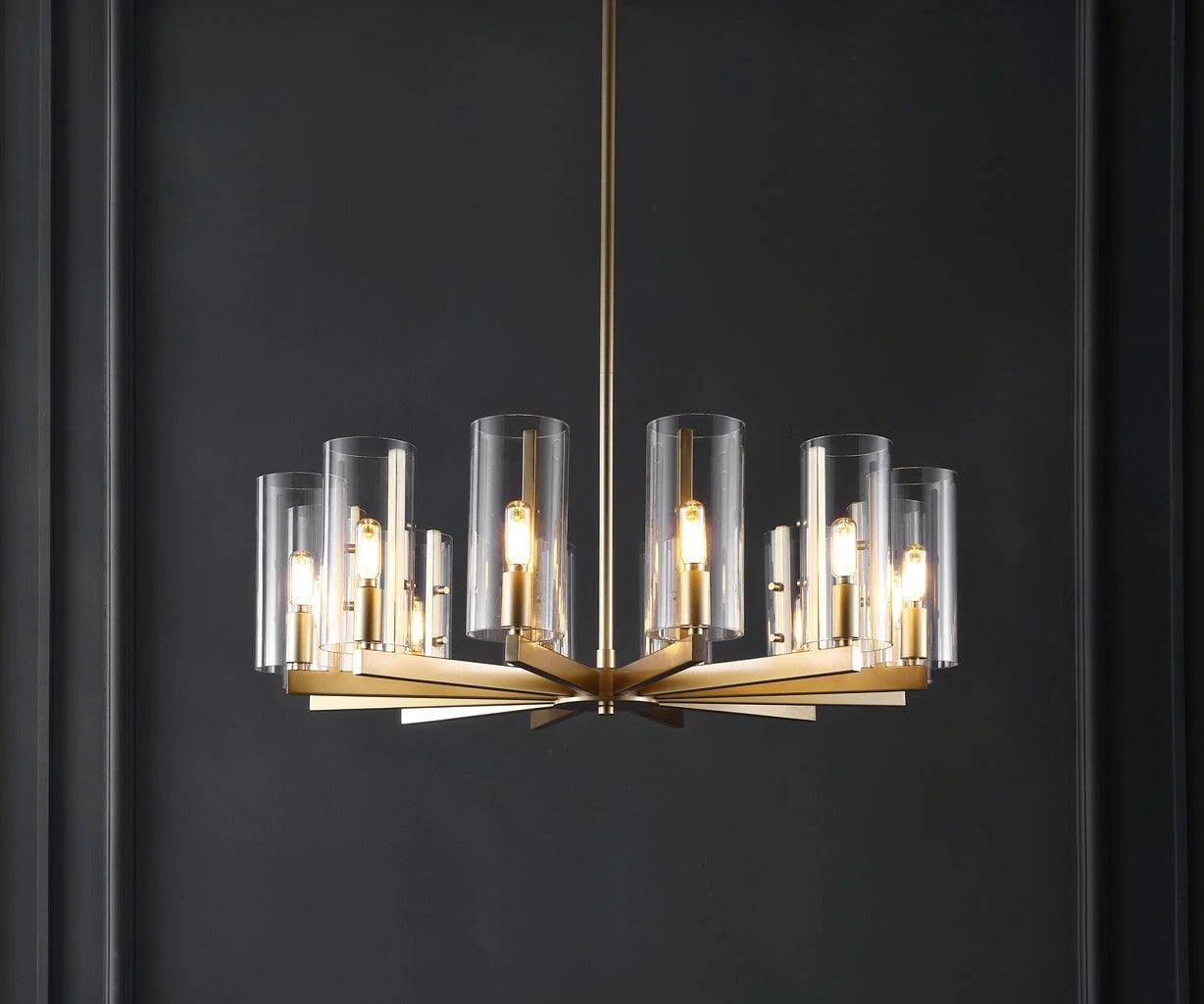 BENICIO GOLD CHANDELIER - Frankwebs