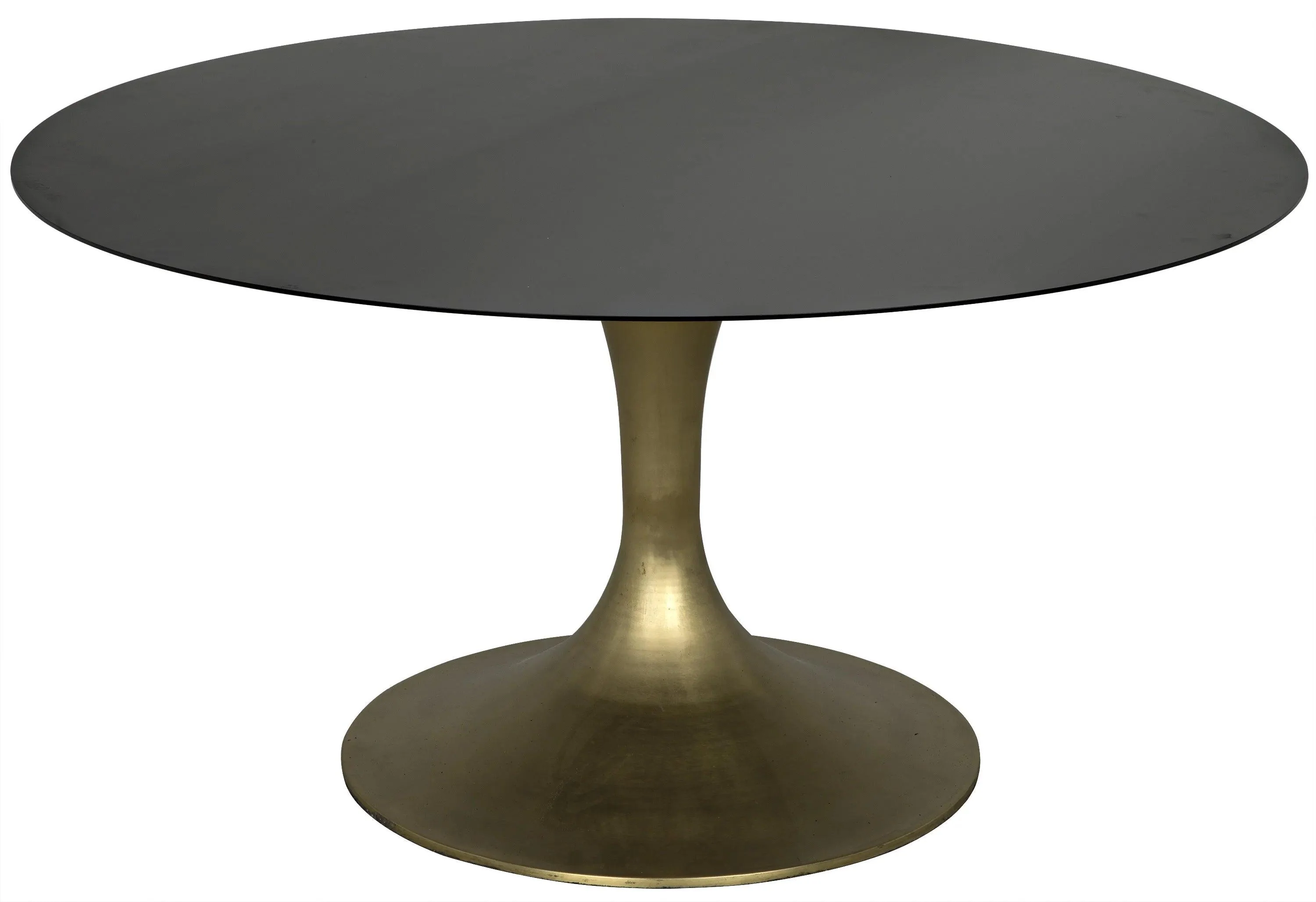 Herno Table, Steel with Brass Finished Base - Frankwebs