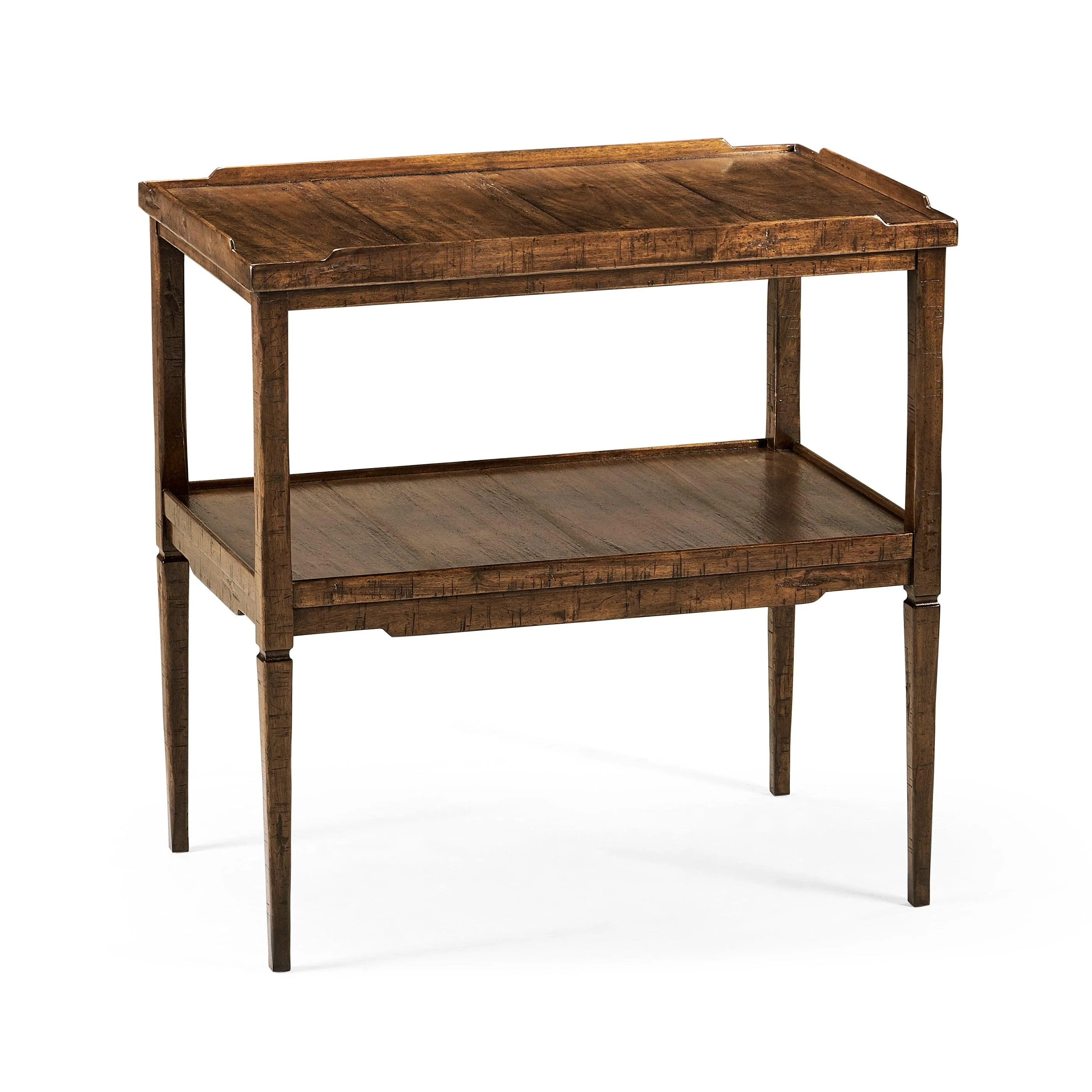 Casual Accents Country Walnut Side Table - Frankwebs