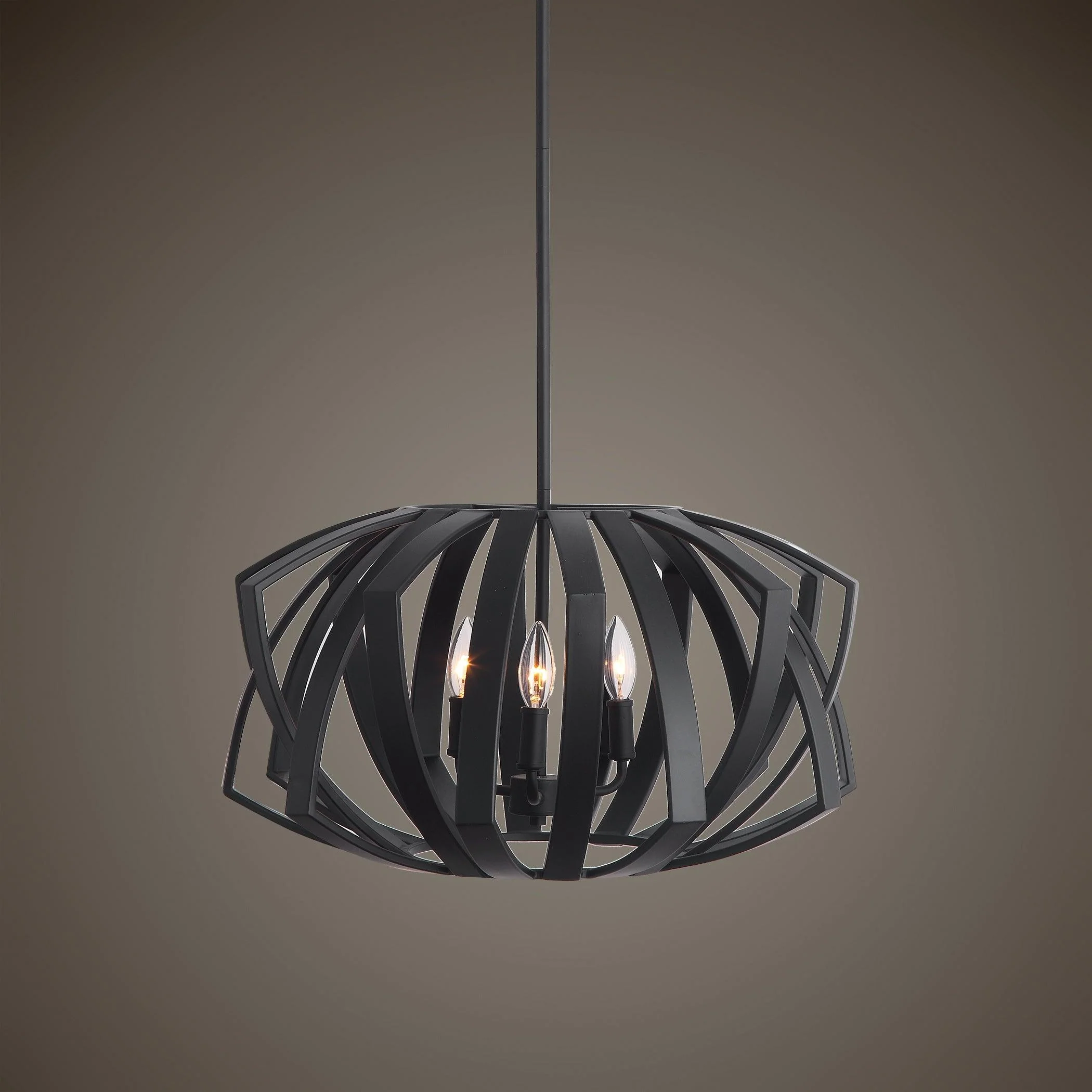 THALES BLACK GEOMETRIC 3 LIGHT PENDANT - Frankwebs