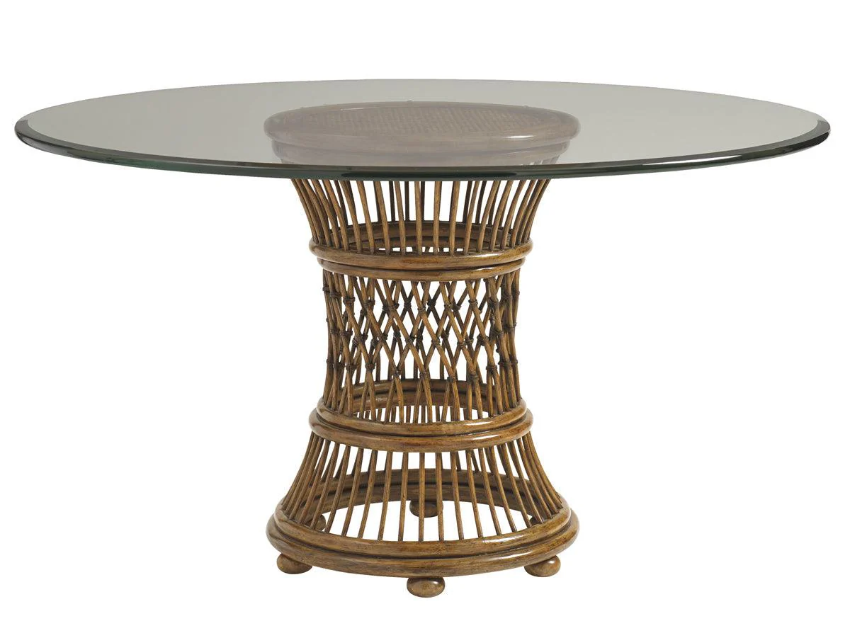 Bali Hai Aruba Dining Table With 48 Inch Glass Top - Frankwebs