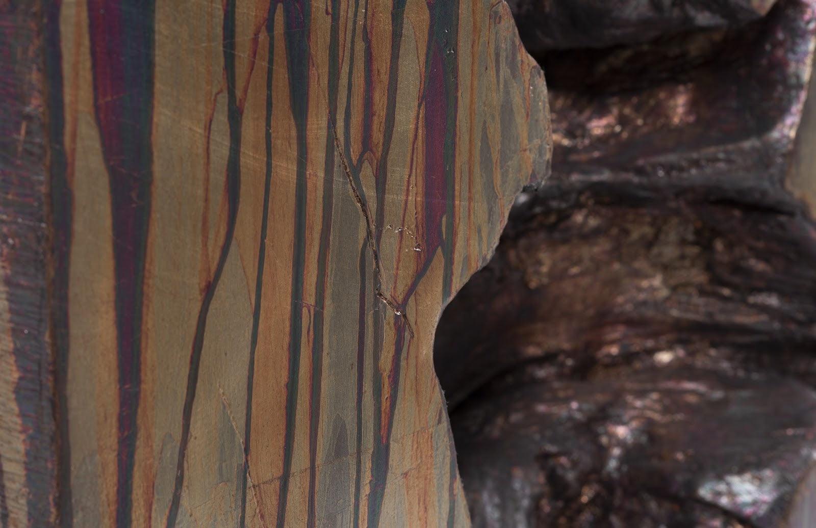 Plateada Hollow Console, Copper Patina Finish - Frankwebs