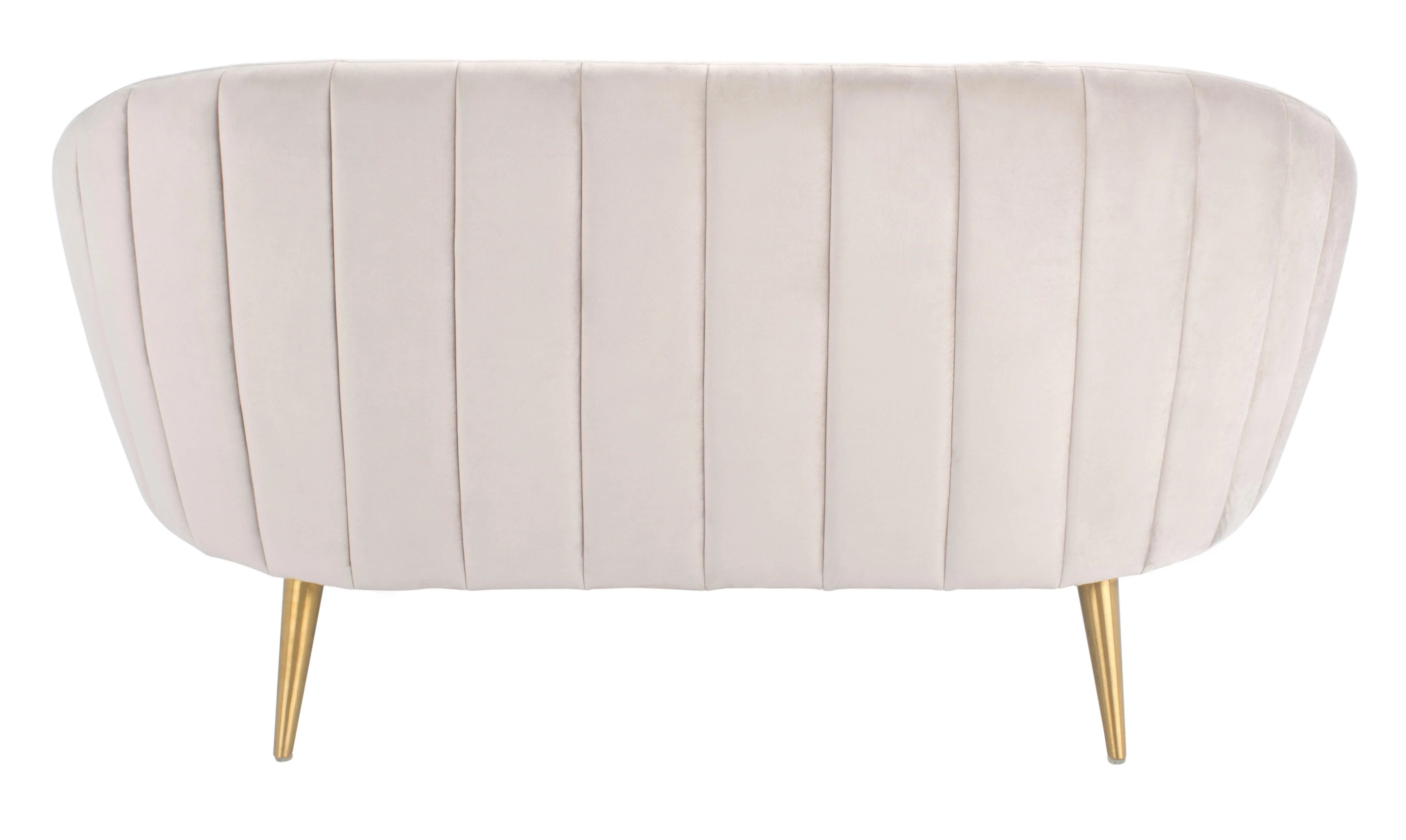 RAZIA CHANNEL TUFTED TUB LOVESEAT - Frankwebs