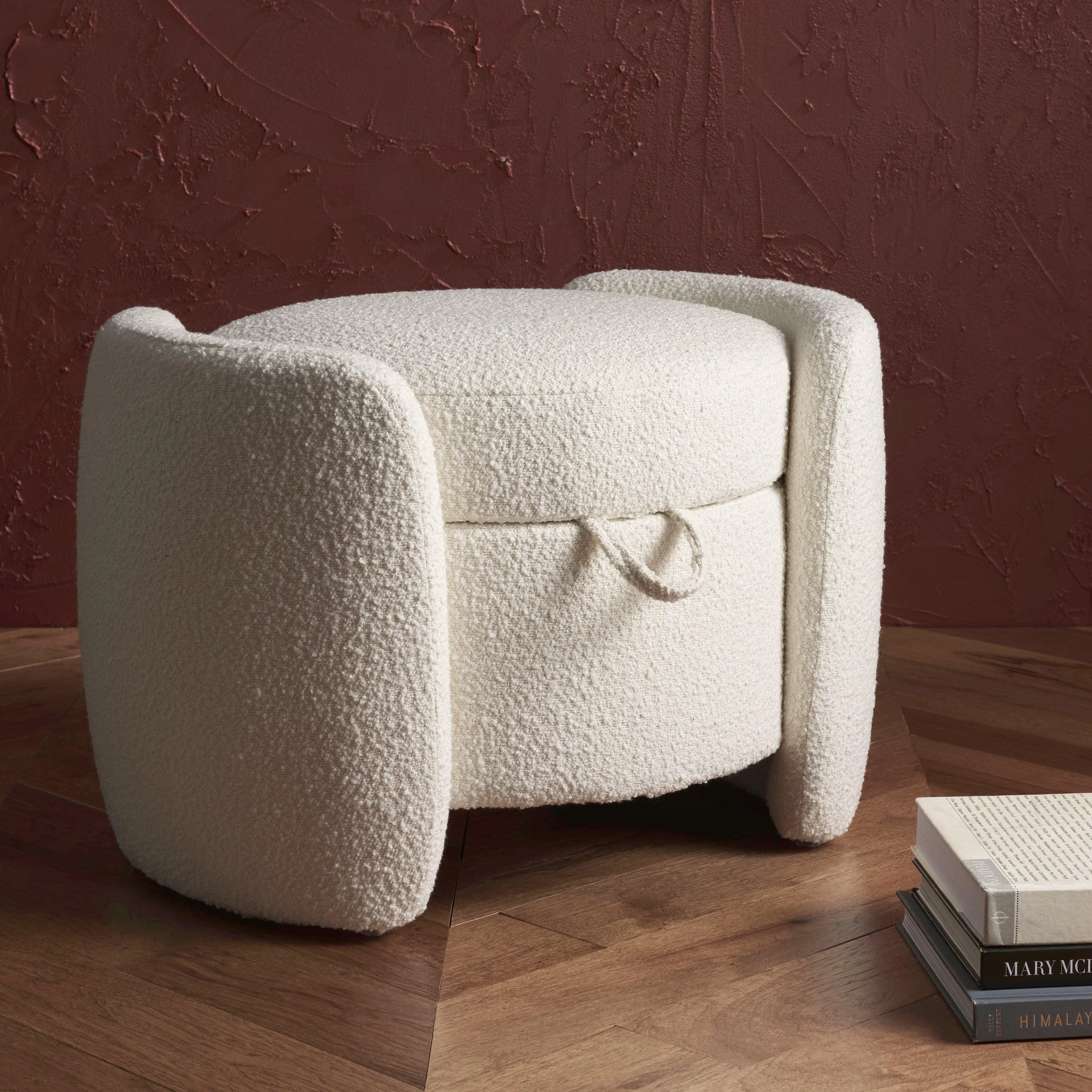 DANIANNA BOUCLE OTTOMAN - Frankwebs