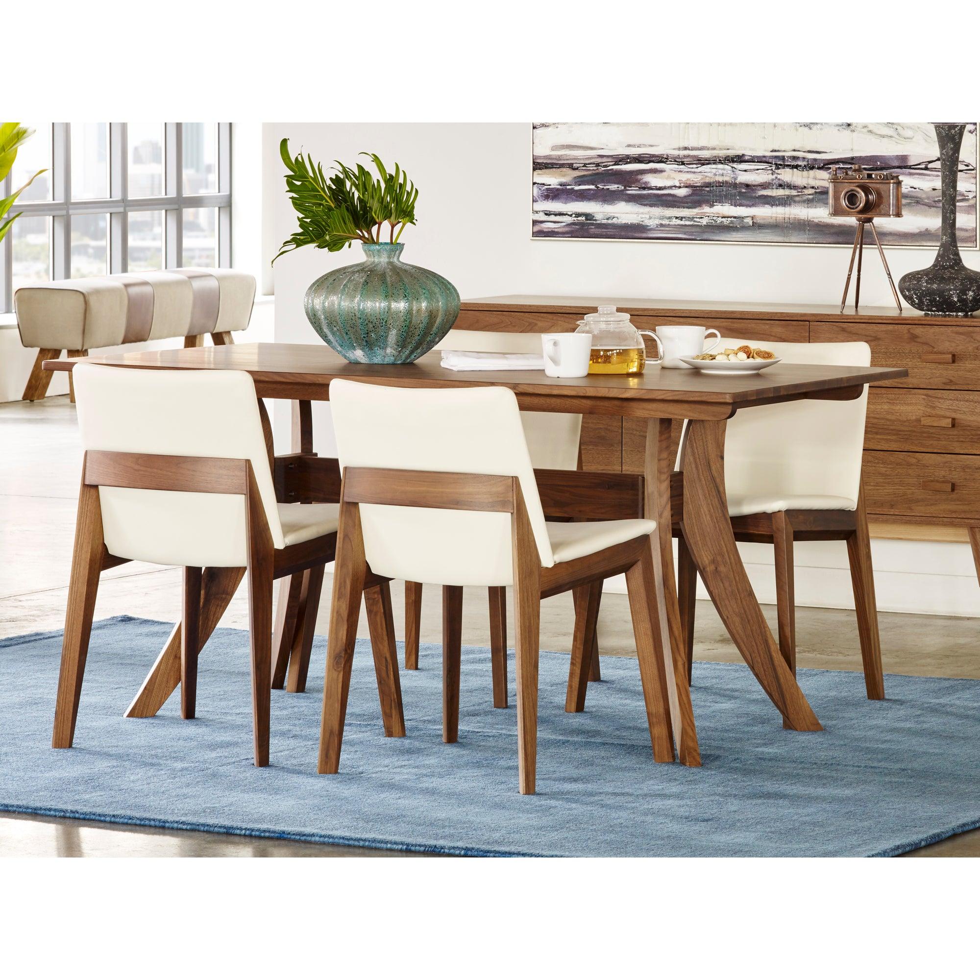 Florence Rectangular Dining Table Small Walnut - Frankwebs