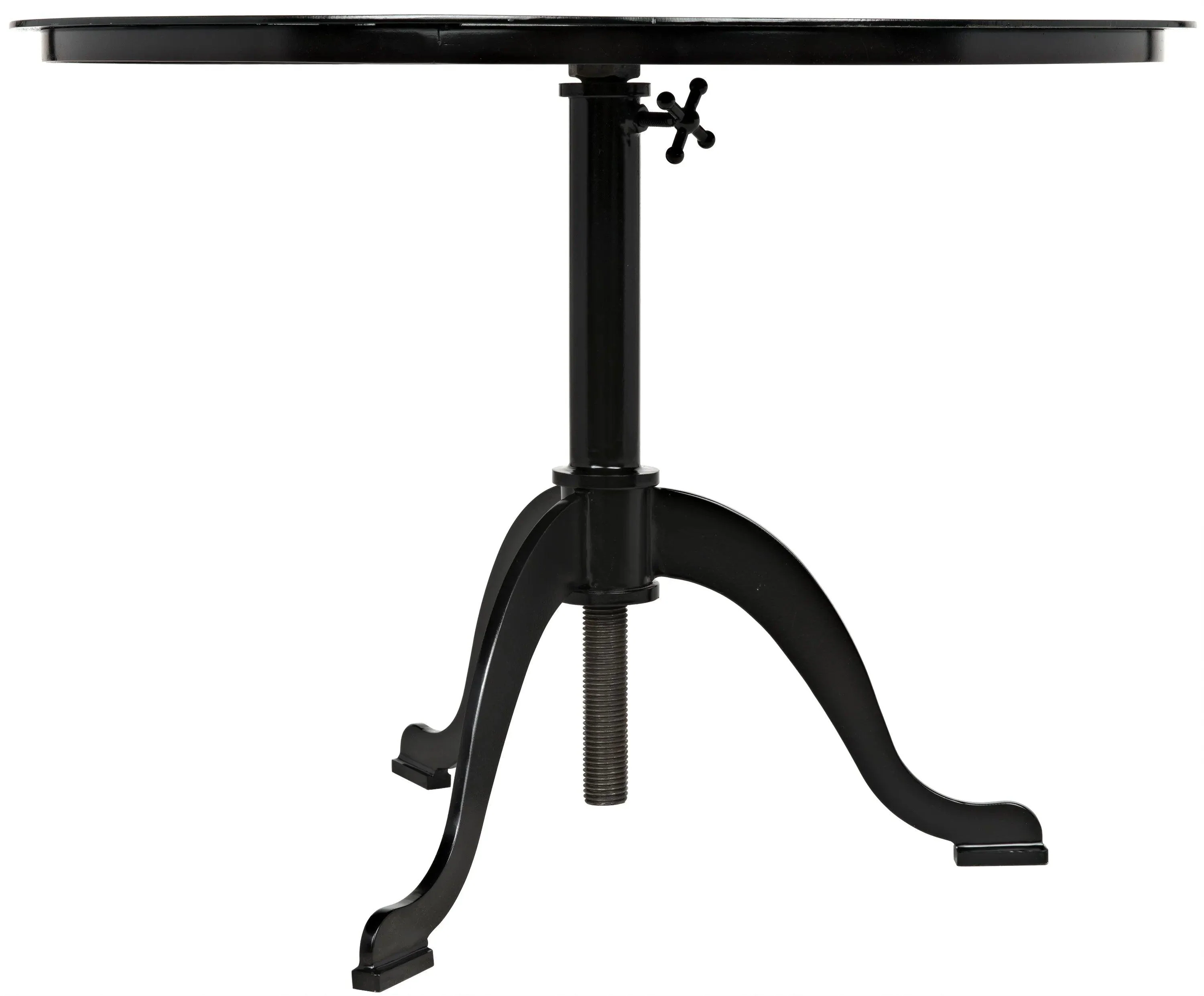 Kaldera Side Table, Black Steel - Frankwebs