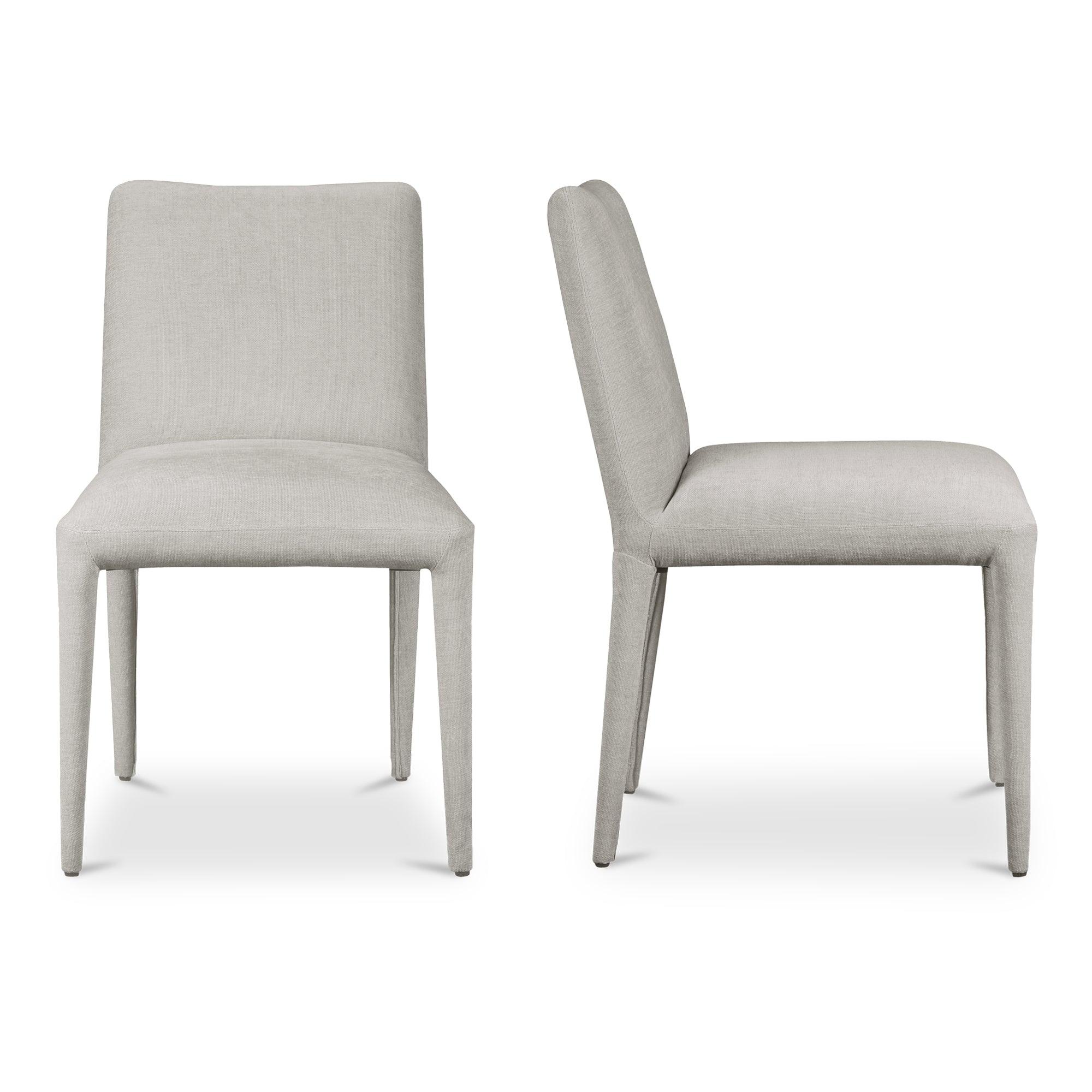 Calla Dining Chair Light Grey - Set Of Two - Frankwebs