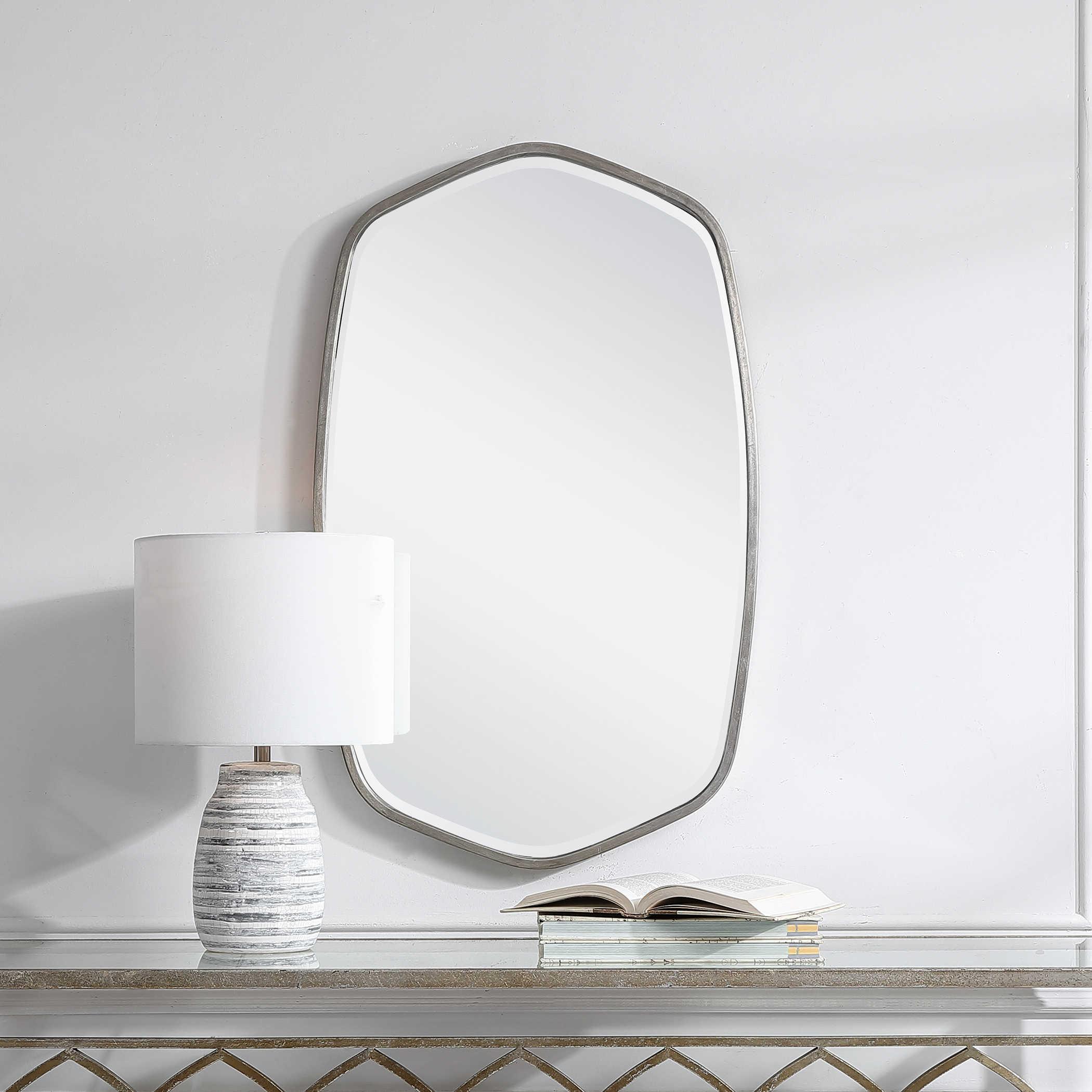 DURONIA BRUSHED SILVER MIRROR - Frankwebs