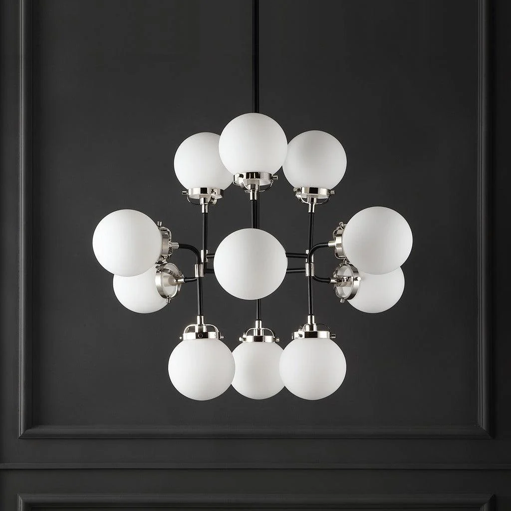 CULLEN WHITE GLASS CHANDELIER - Frankwebs