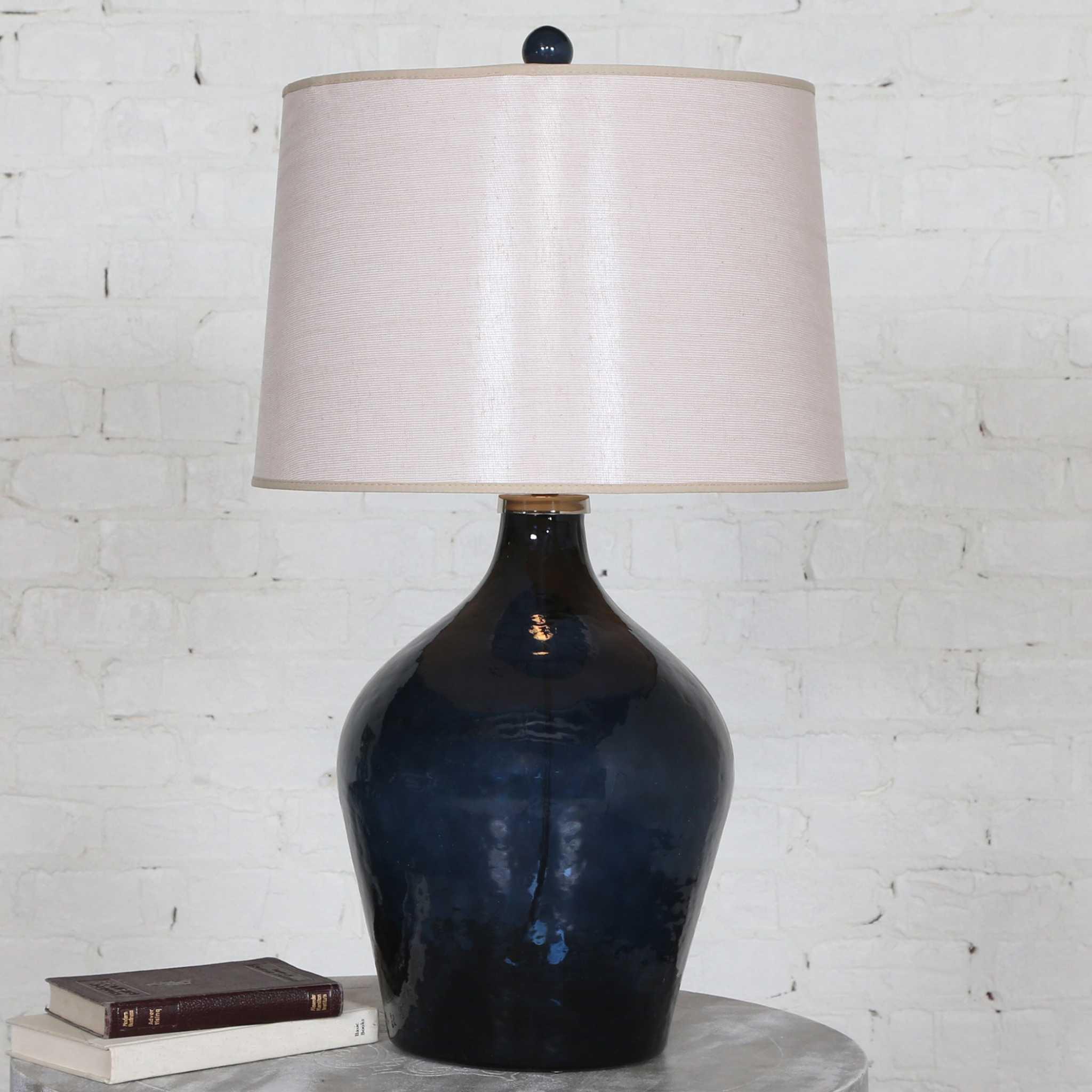 Lamone Blue Glass Lamp - Frankwebs
