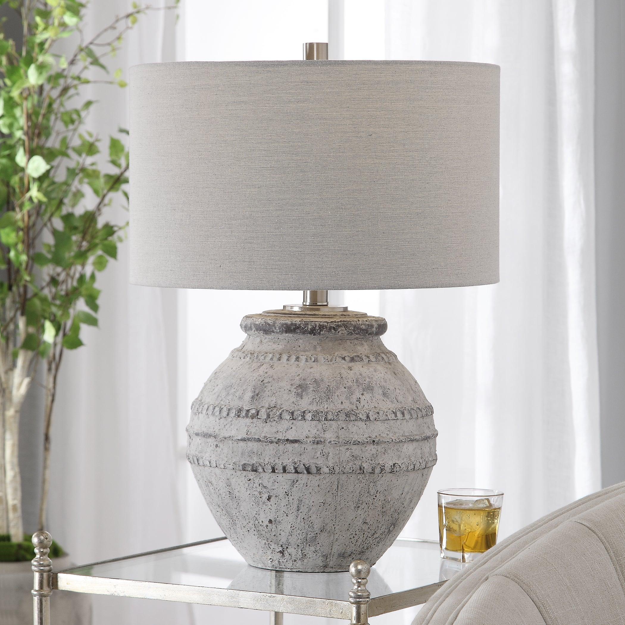 MONTSANT STONE TABLE LAMP - Frankwebs