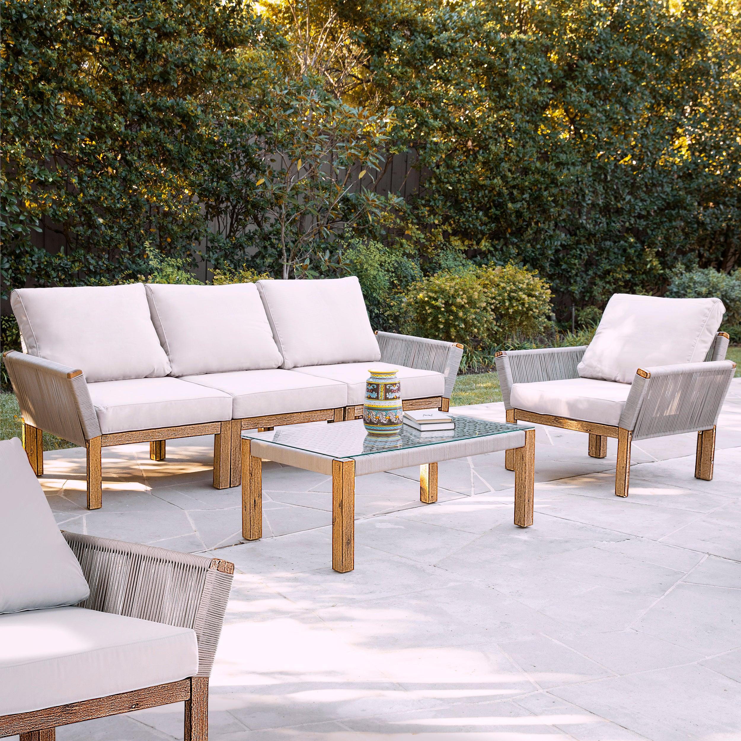 Brendina Outdoor Conversation Set – 4pc - Frankwebs