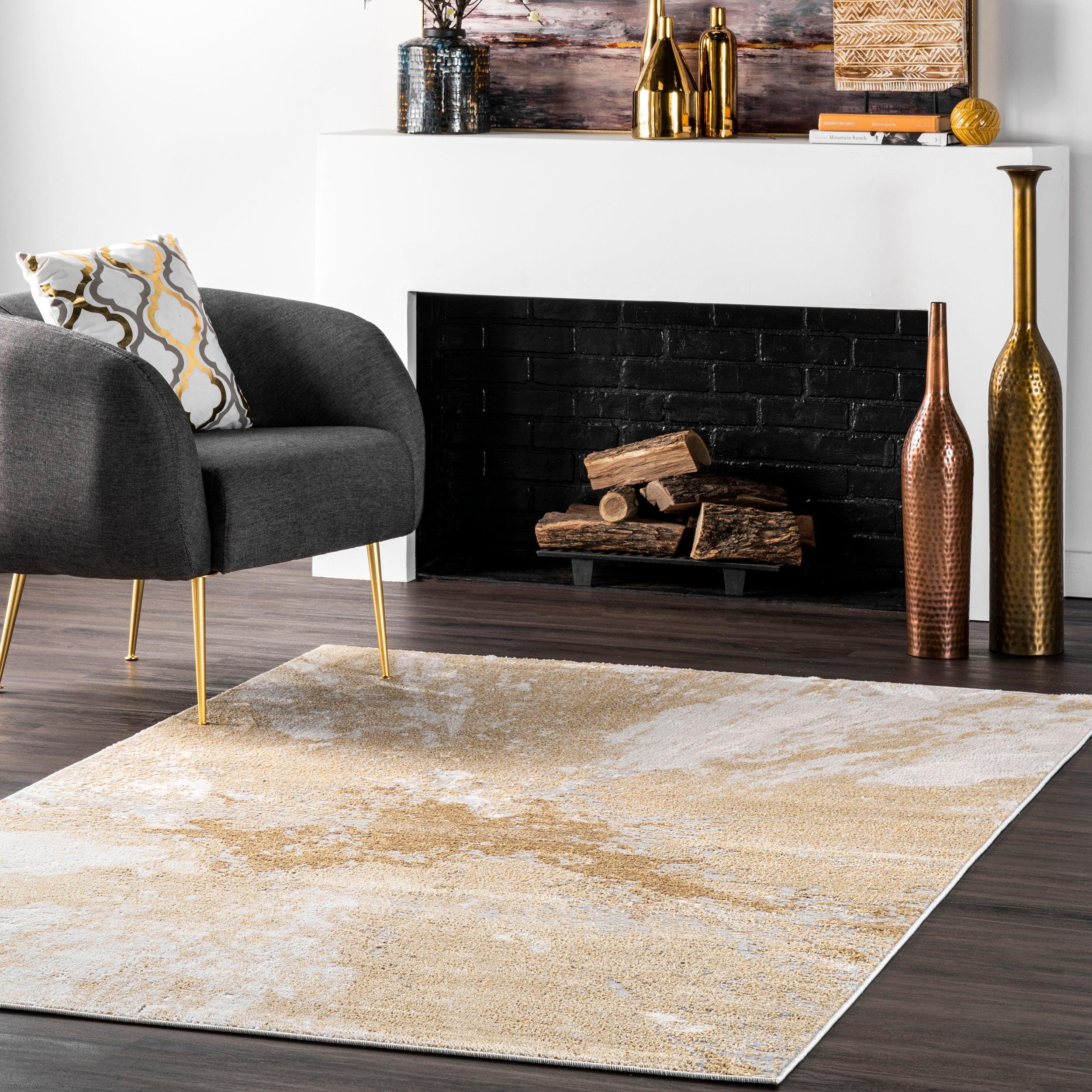 Cyn Contemporary Abstract Area Rug - Frankwebs
