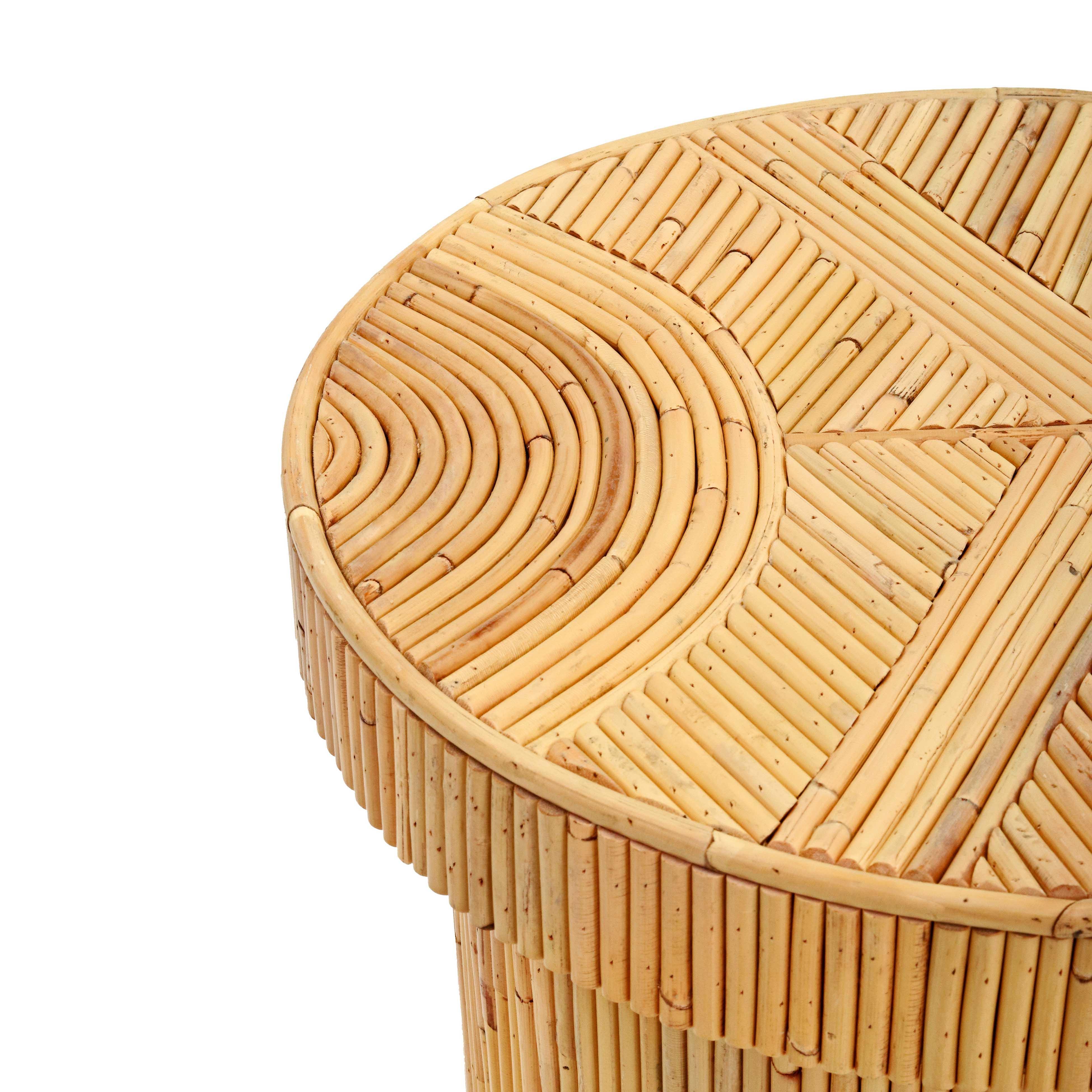 Acadia Rattan Side Table - Frankwebs
