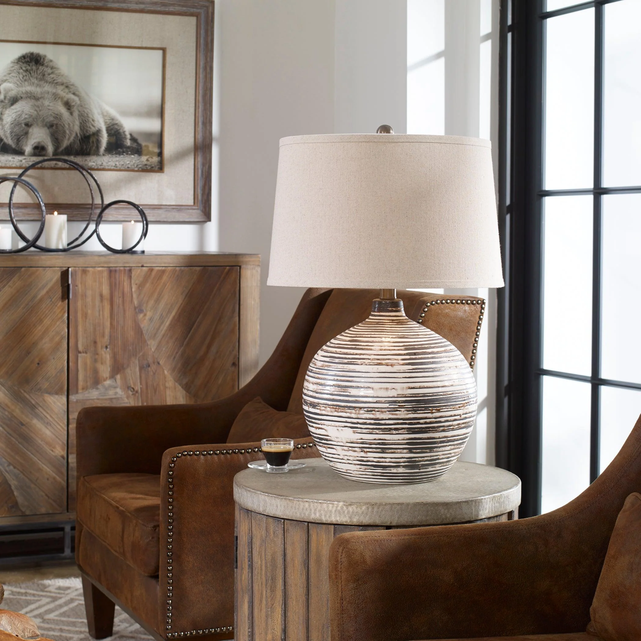 Bloxom Mocha Ivory Lamp - Frankwebs