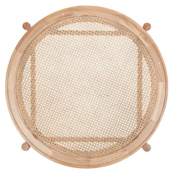 KARYNA RATTAN AND GLASS COFFEE TABLE - Frankwebs