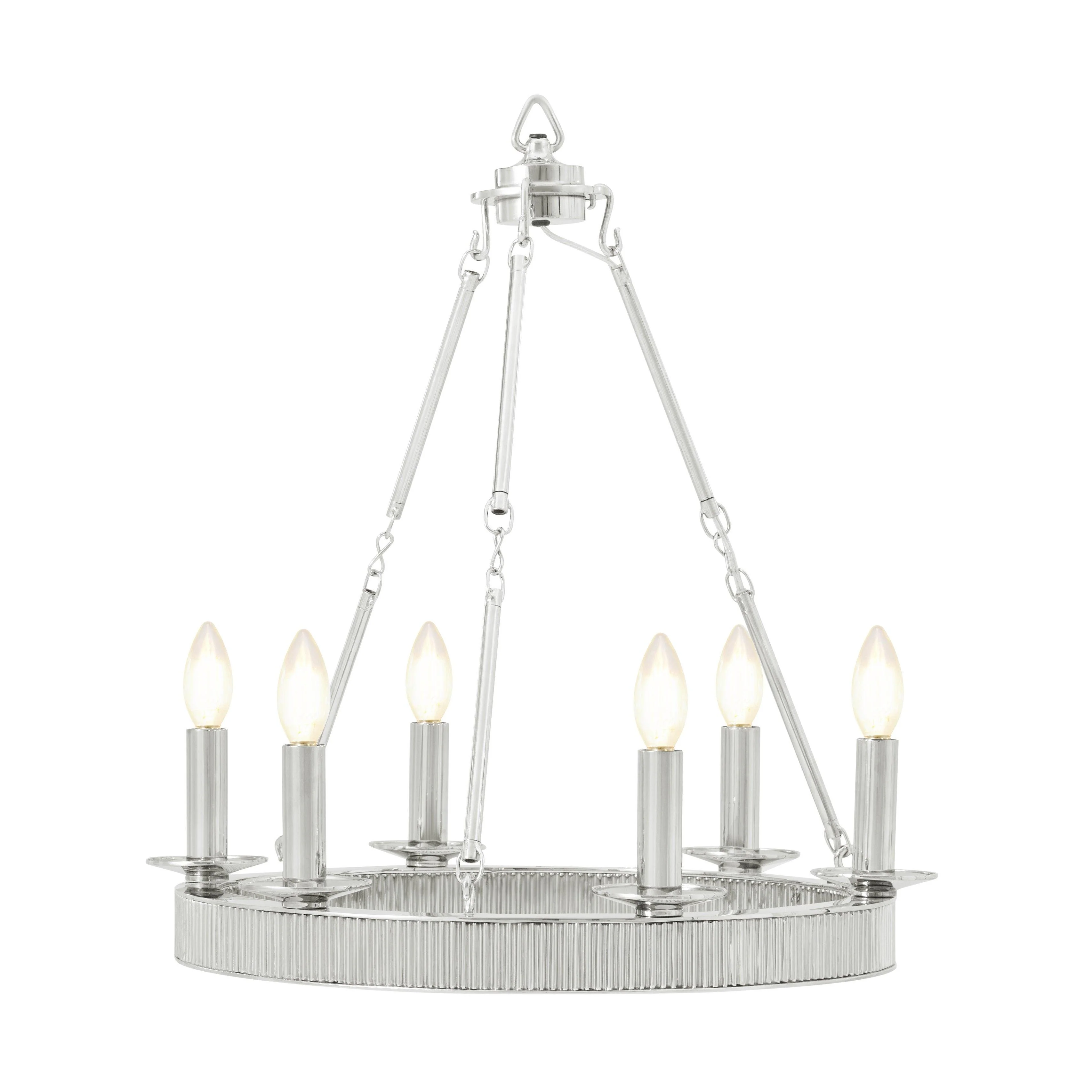 Simon Piccola Round 6 Light Chandelier - Frankwebs
