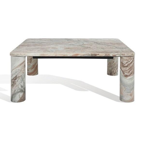 NICOLETTA SQUARE MARBLE COFFEE TABLE - Frankwebs