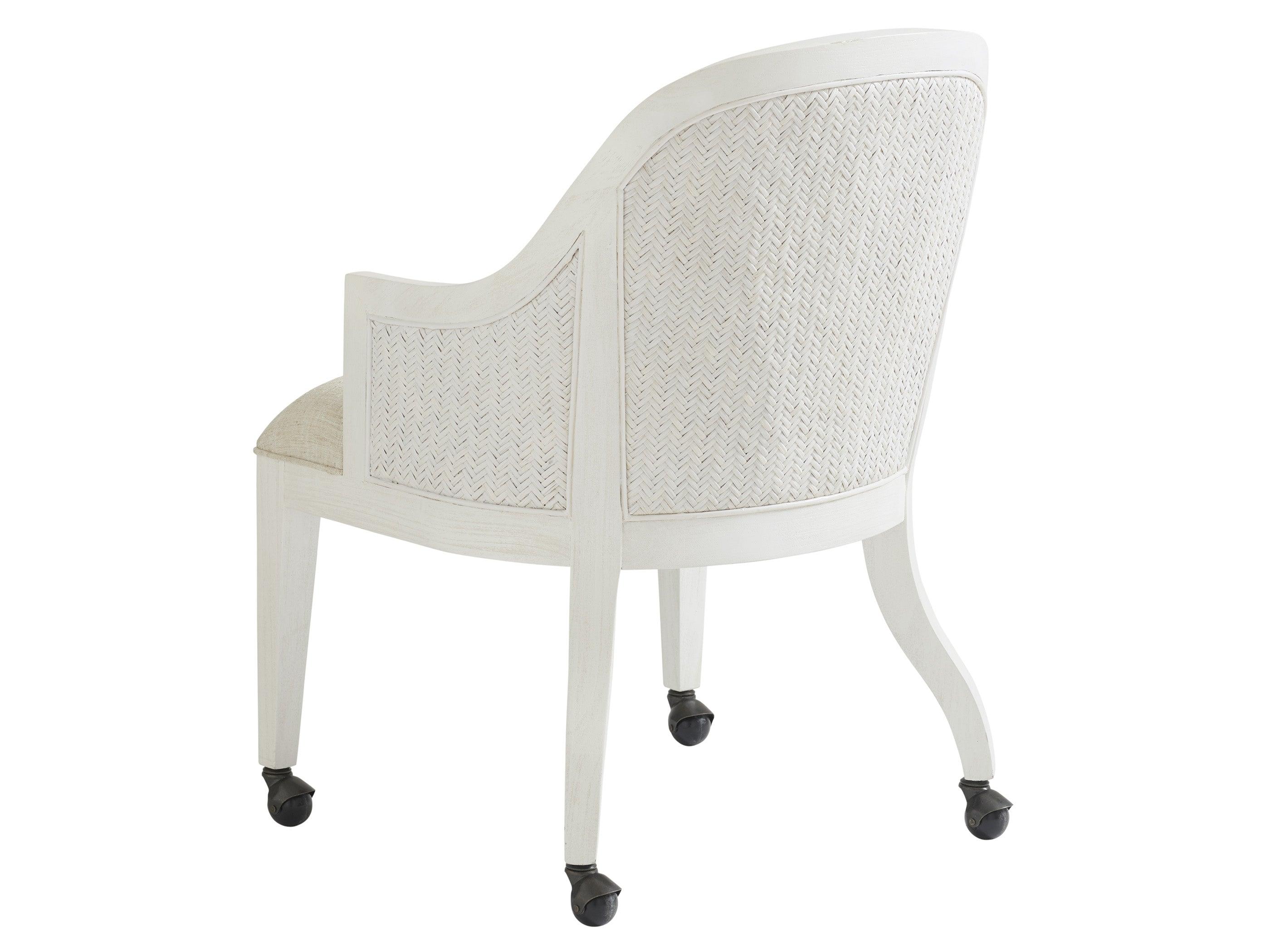 Ocean Breeze Bayview Arm Chair With Casters - Frankwebs
