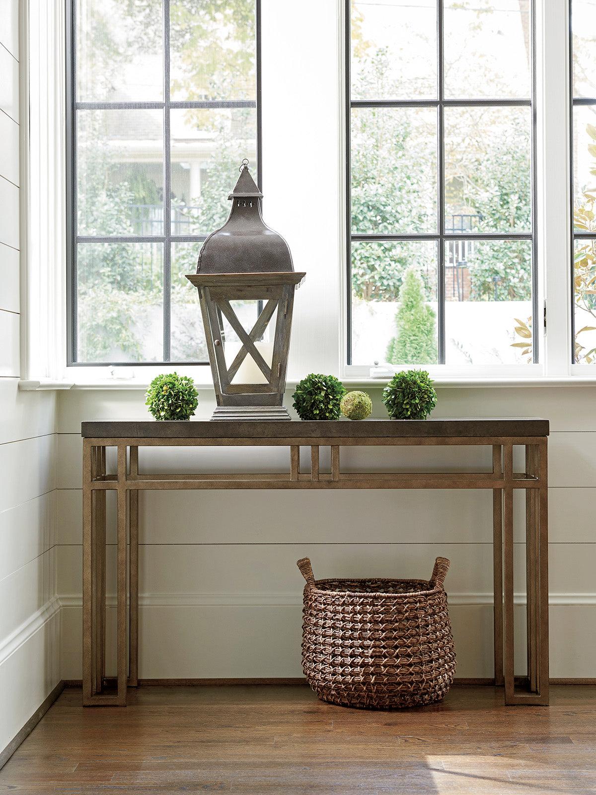 Cypress Point Montera Travertine Console - Frankwebs