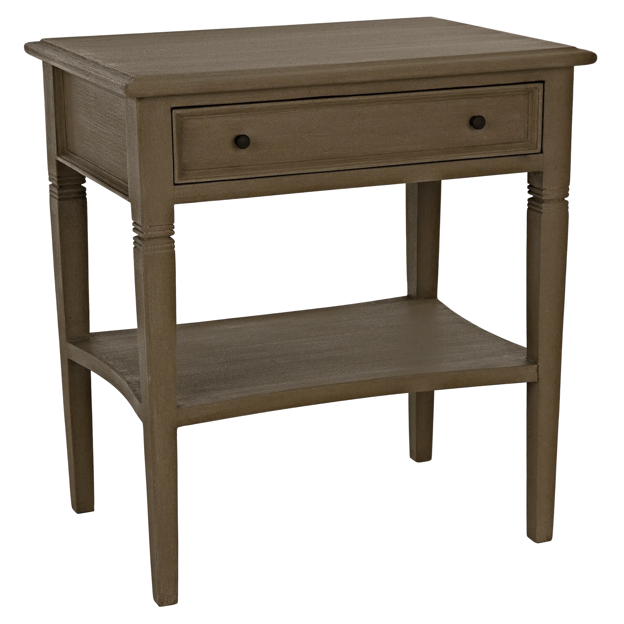Oxford 1-Drawer Side Table, Weathered - Frankwebs