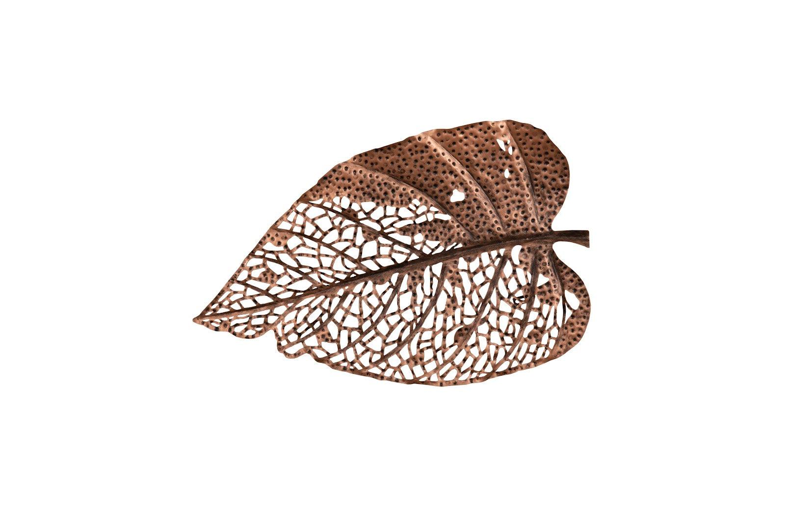 Birch Leaf Wall Art, Copper, SM - Frankwebs