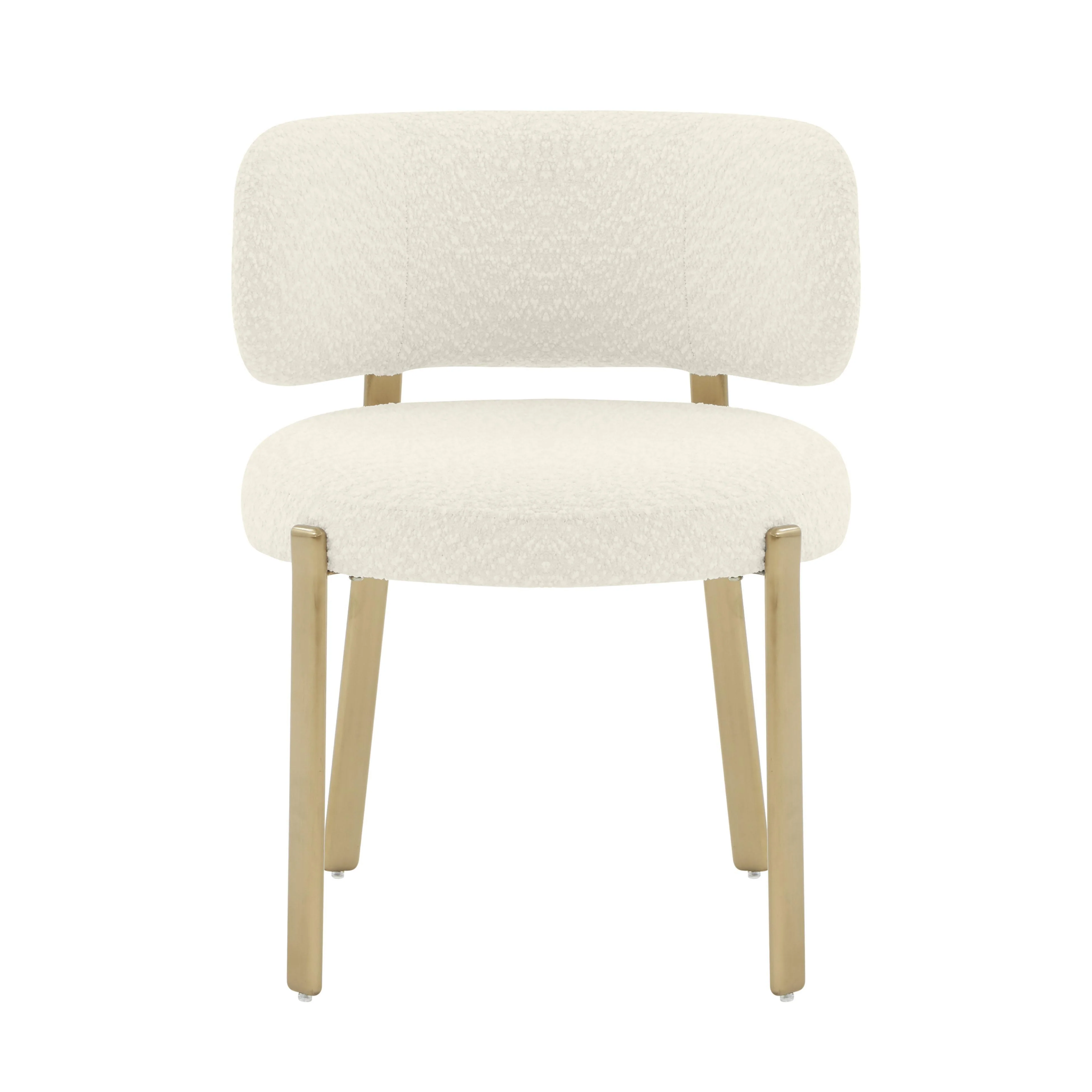 Margaret Cream Boucle Dining Chair - Frankwebs
