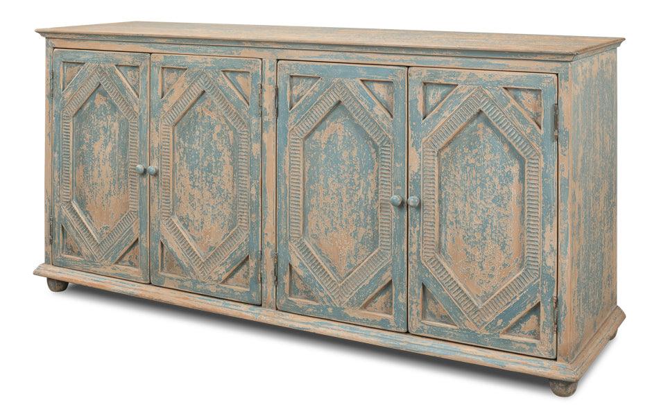 Four Diamonds Sideboard - Blue - Frankwebs