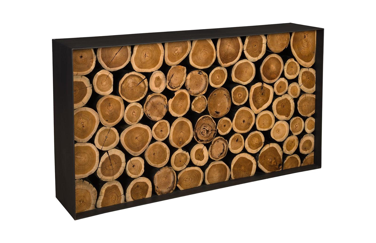 Boscage Console Table, Iron Frame - Frankwebs