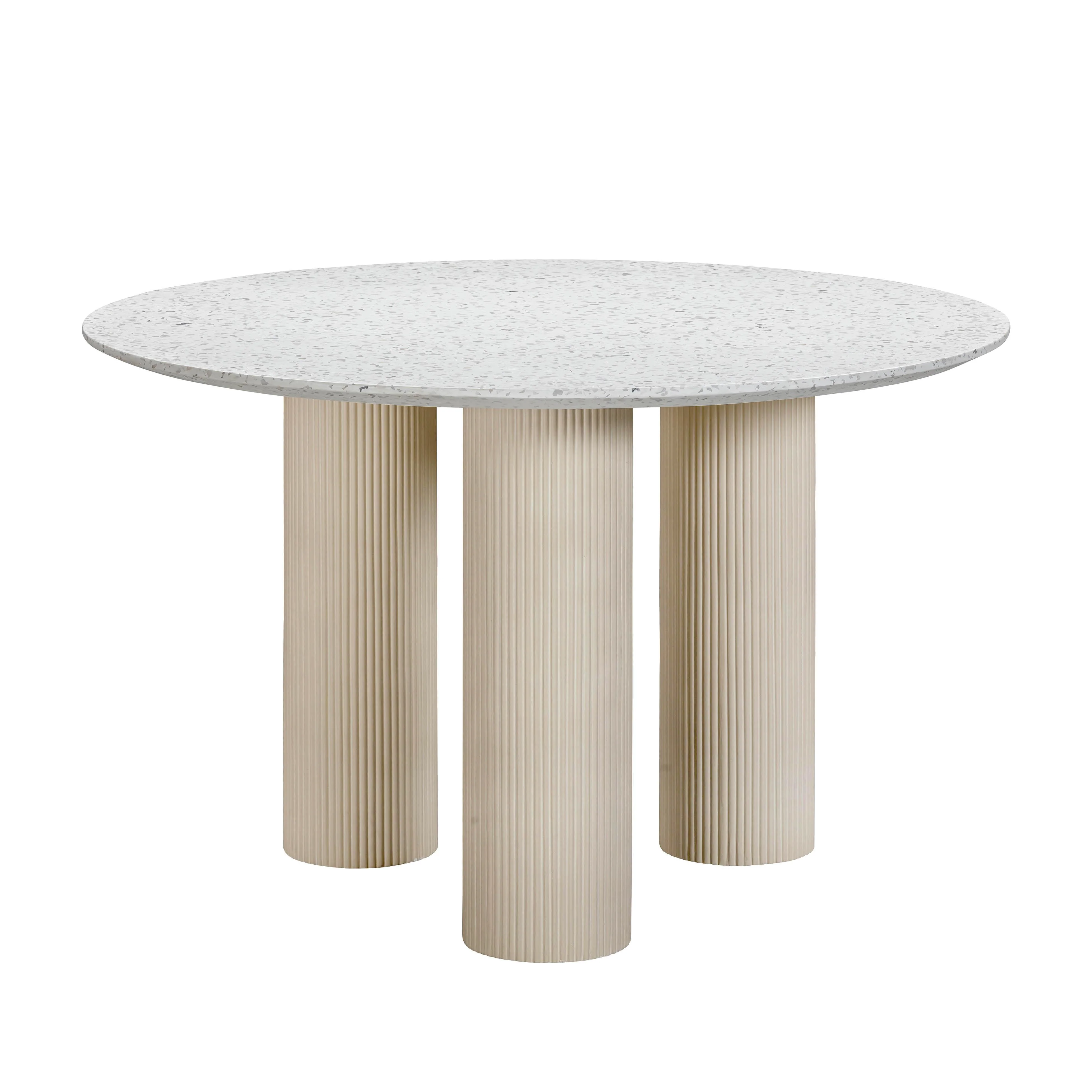 Parcino Terrazzo Concrete Indoor / Outdoor Dining Table - Frankwebs