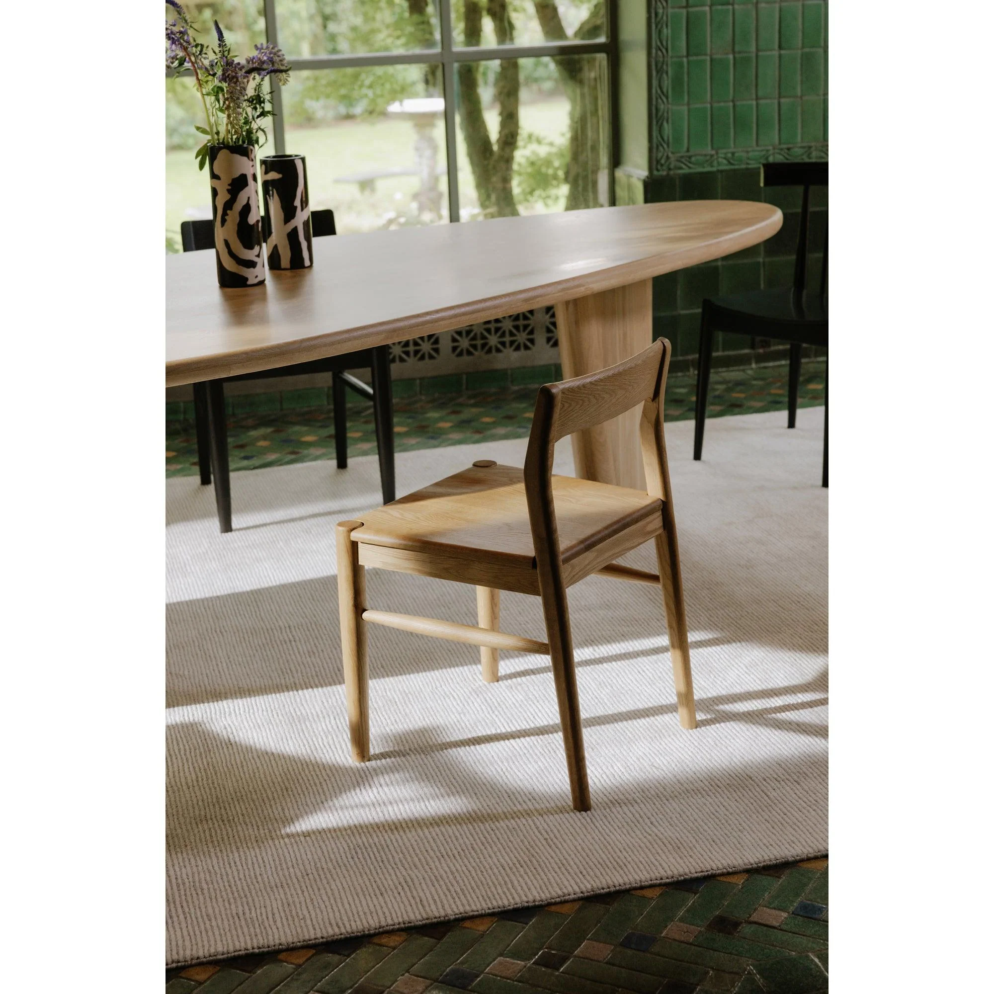 Owing Dining Chair Oak - Set Of Two - Frankwebs