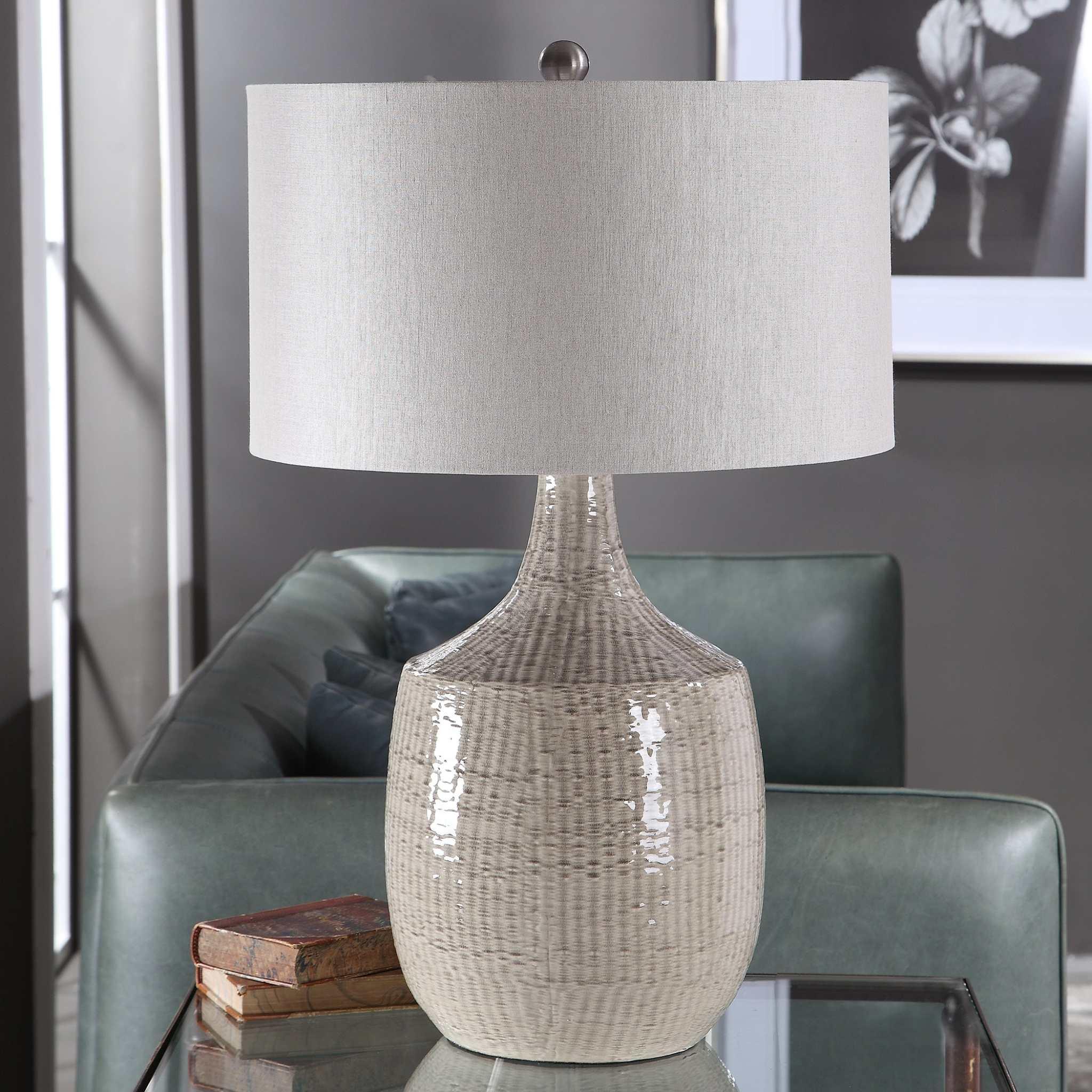 FELIPE GRAY TABLE LAMP - Frankwebs